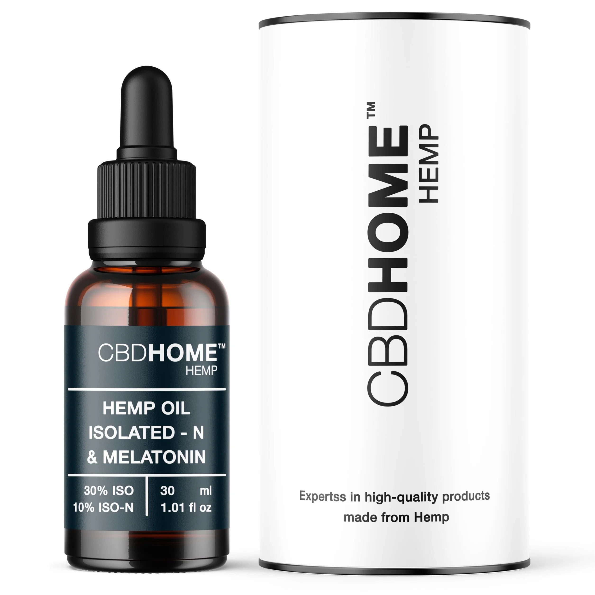 CBHOME Aceite de Semilla de Cáñamo 30% + ISO-N 10% 30 ml Ecológico Prensado en Frío