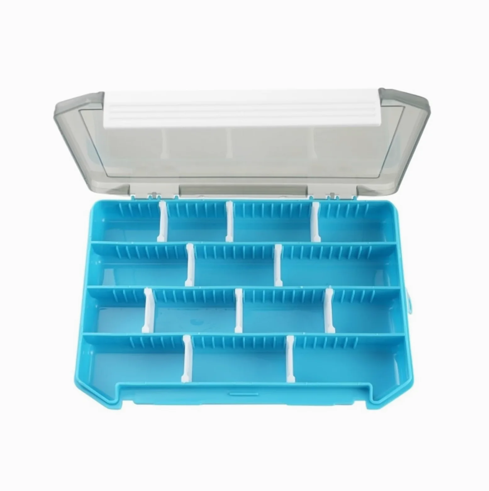 Caja de Almacenamiento de Aparejos Caja De Aparejos Organizador Almacenamiento Con Asa Contenedores Herramientas Fishing Tackle Box