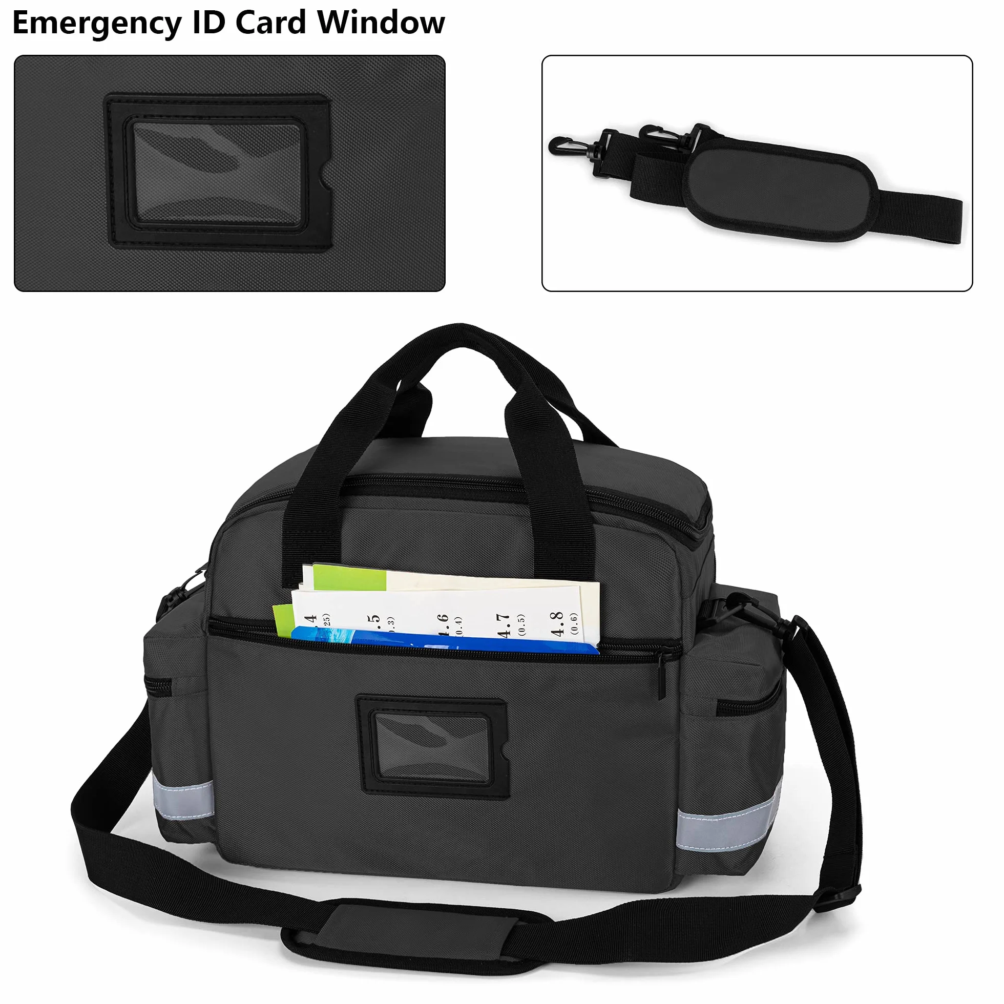 Trunab Bolsa de Clinica Médicos, Bolsa de Enfermera con Asa y Correa para el Hombro