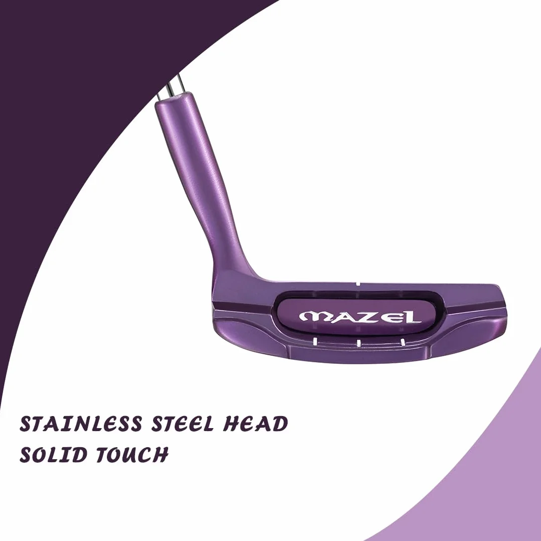 MAZEL Chipper Golf Club de golf de 36/45 grados para hombres y mujeres, para mano derecha, mejora tu juego corto (mano derecha púrpura, derecha, 36 grados)