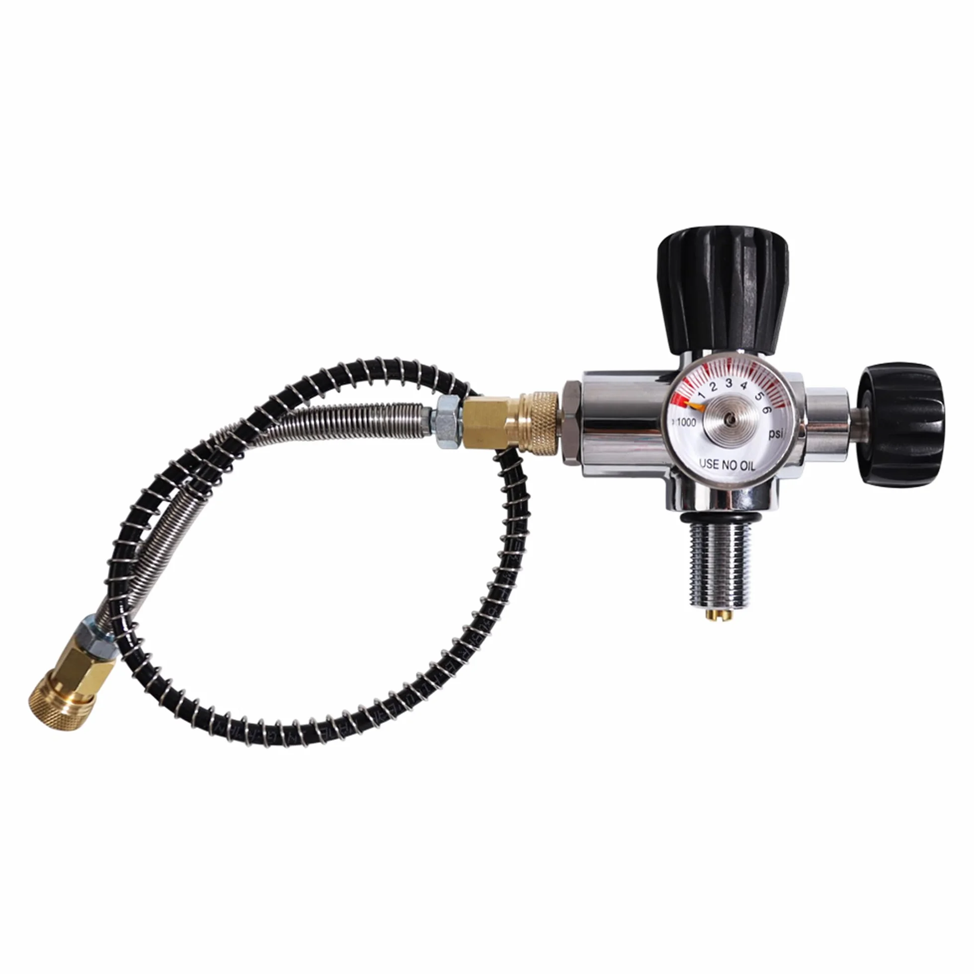 TUXING Depósito de Aire de Fibra de Carbono Paintball HPA de 6.8L/414ci (no Dot), Sistema de Aire PCP de 4500 PSI