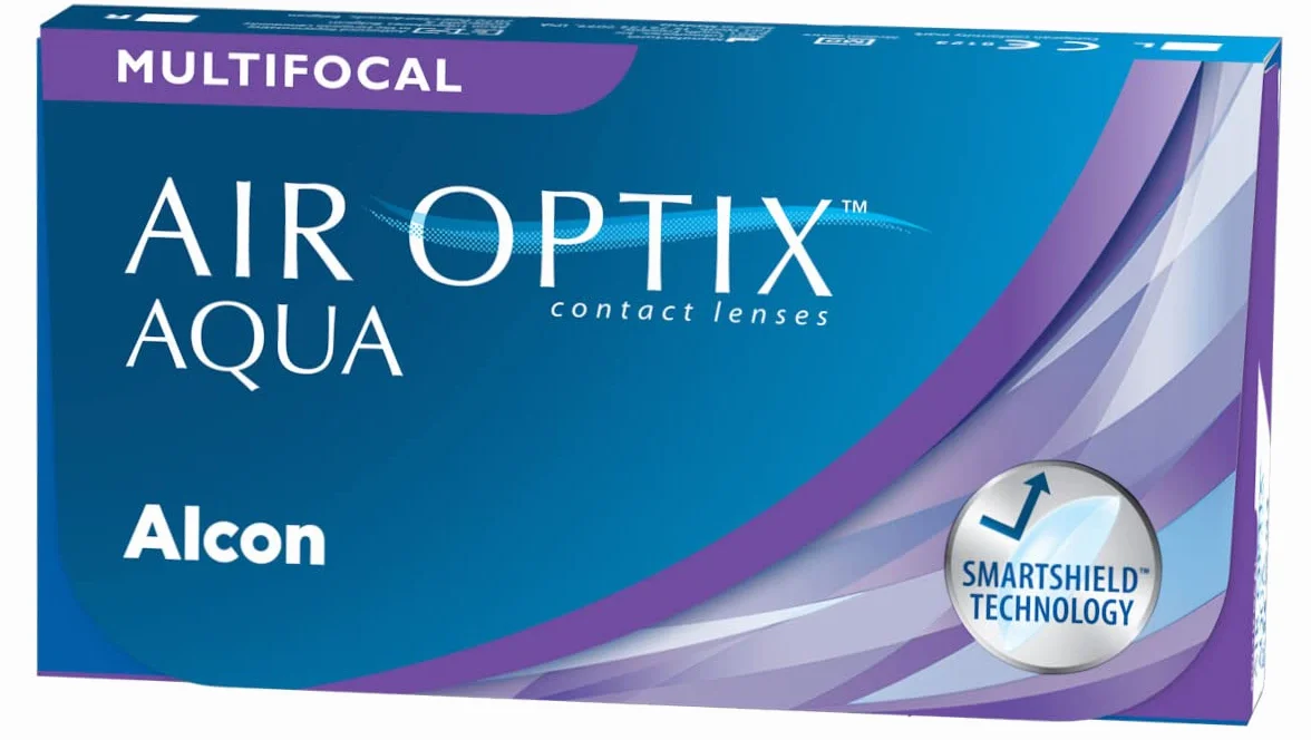 Air Optix plus HydraGlyde Multifocal Lentes de Contacto Progresivas Reemplazo Mensual Pack 3 R 8.6 mm D 14.2 mm Alta Adición +2 Dioptrías