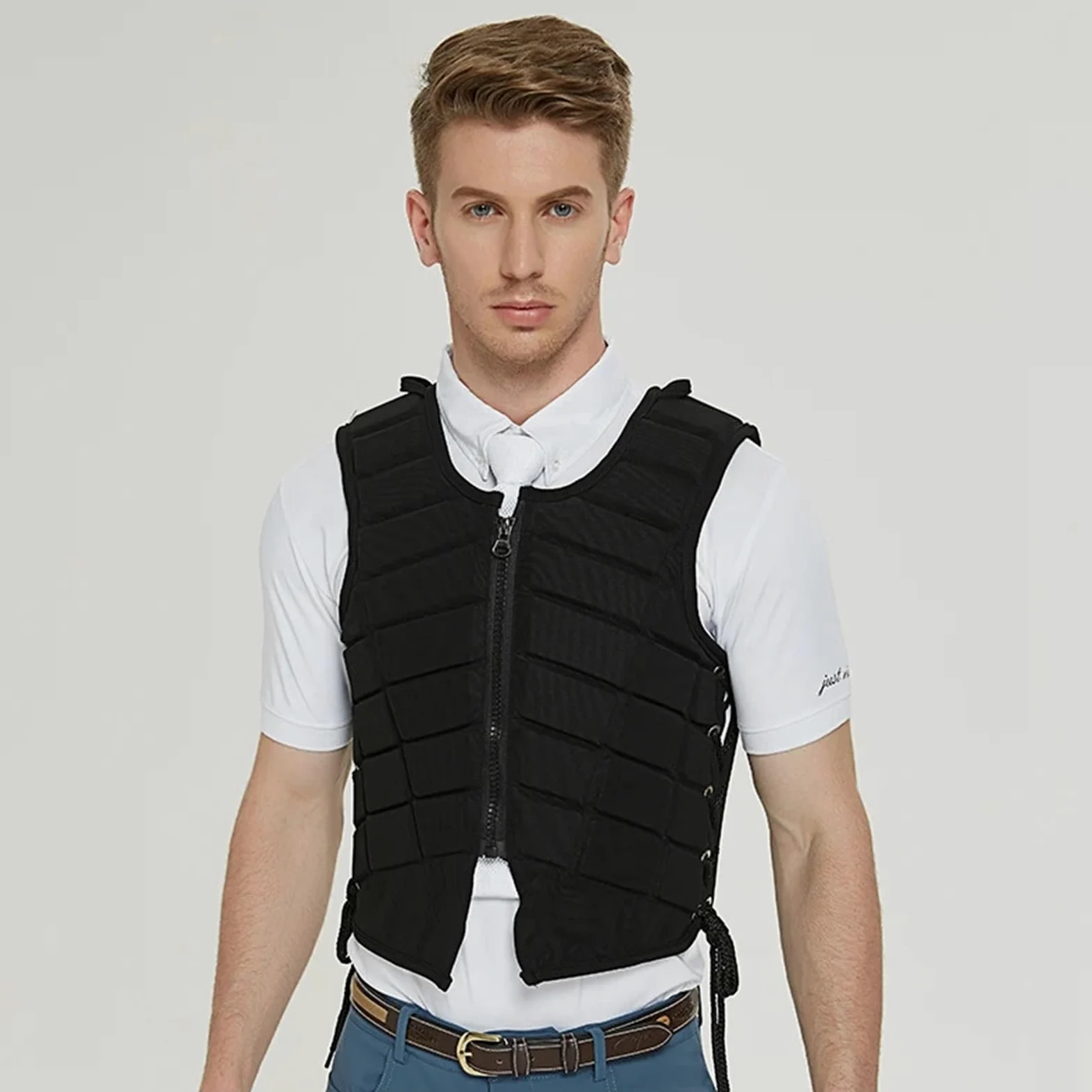 Chaleco Protector for equitación, Equipo de equitación, Ropa de Caballero for Adultos y niños, Ligero y Transpirable for Todas Las Estaciones. para Montar A Caballo