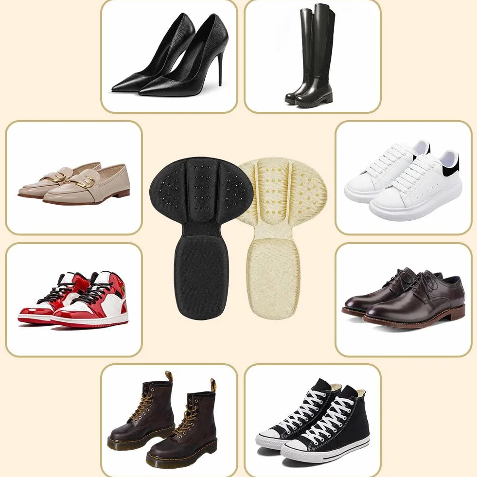Taloneras para Zapatos, Almohadillas para Talones Reducir Talla, Protectores de Talón Antirozaduras