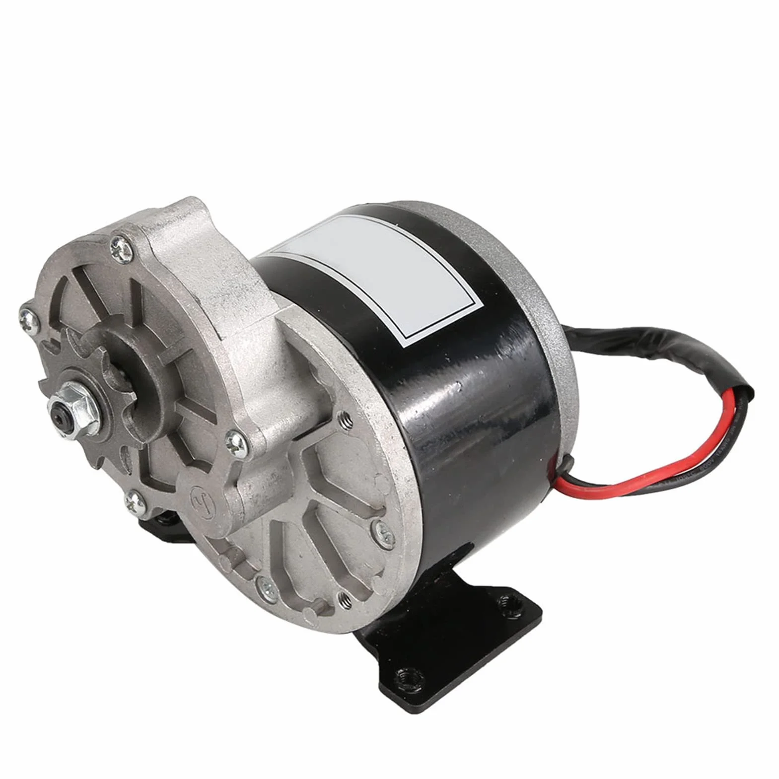 KIMISS Motor con Piñón 12V 250W, Engranaje de 9 Dientes, Reducción de Motor de CC sin Escobillas para Scooter Eléctrico
