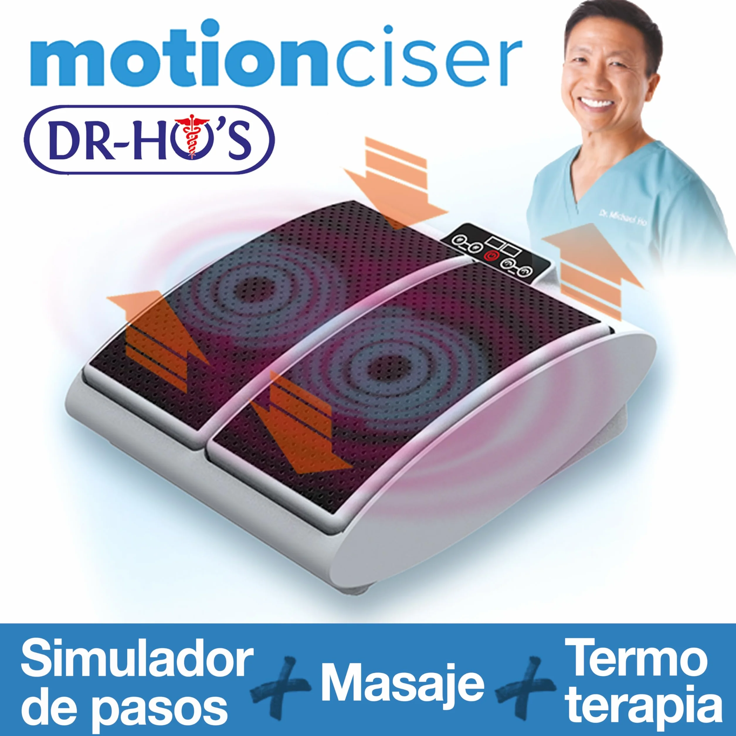 MOTION CISER Simulador de Pasos Masaje Pies Piernas Termoterapia Mando a Distancia Portátil