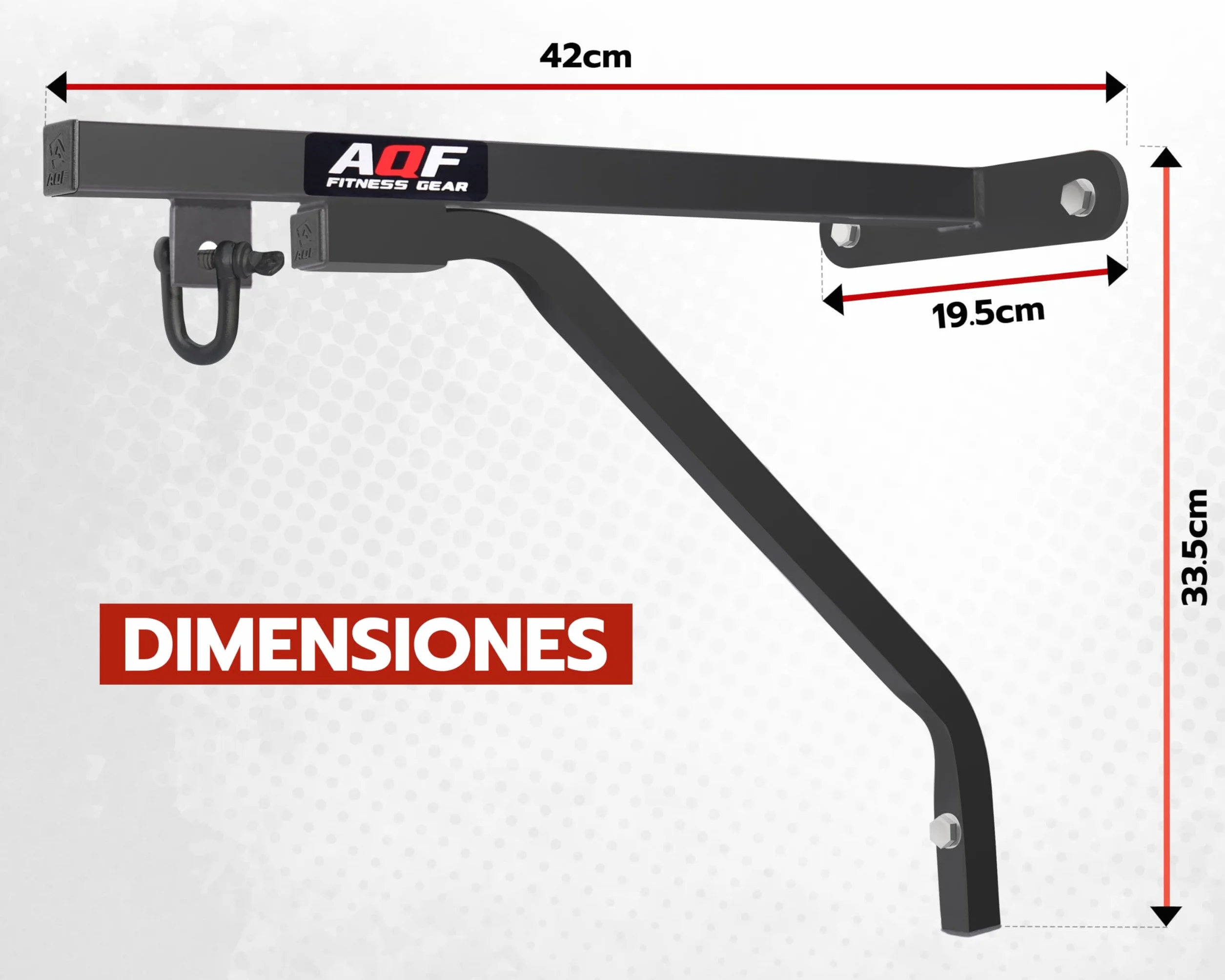 AQF Soporte De Pared para Saco De Boxeo, Boxeo Pared Soporte, Soporte Pared Saco Boxeo MMA, UFC, Gimnasio En Casa, Ganchos De Techo