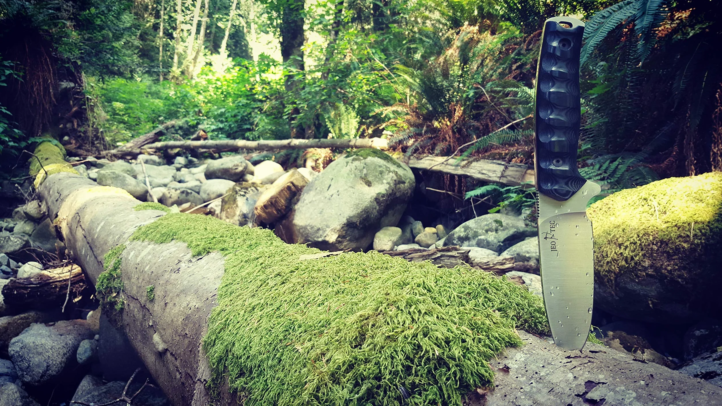 JEO-TEC Nº21 Nóż survivalowy bushcraft camping outdoor - Acero BÖHLER N690C - Fabricado en España