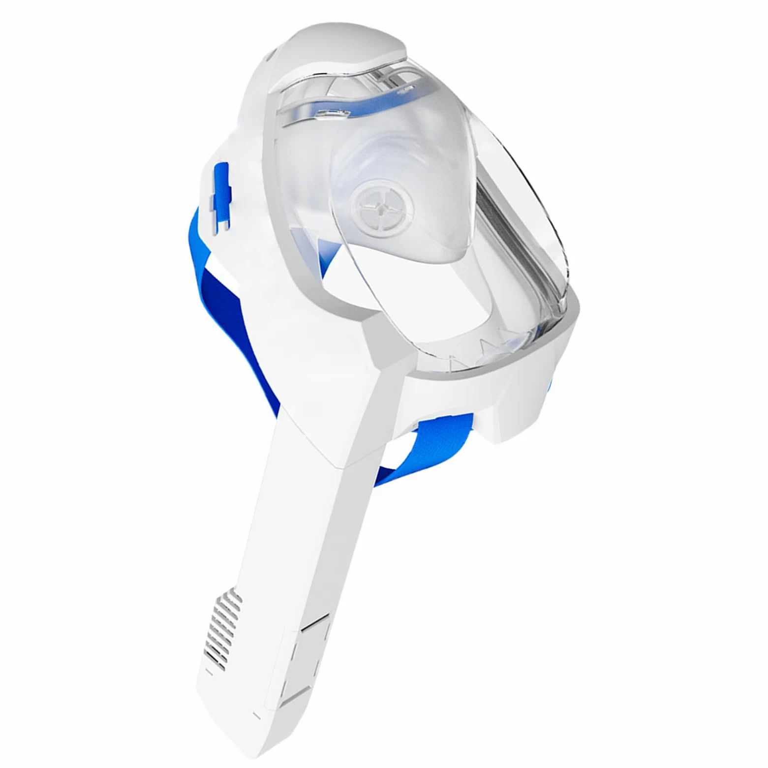 Sorandy Máscara de Snorkel de Cara Completa para Adultos y Niños |Snorkel Superior Seco de Respiración Natural, Lente Antivaho, Máscara de de Policarbonato para Piscina de Buceo