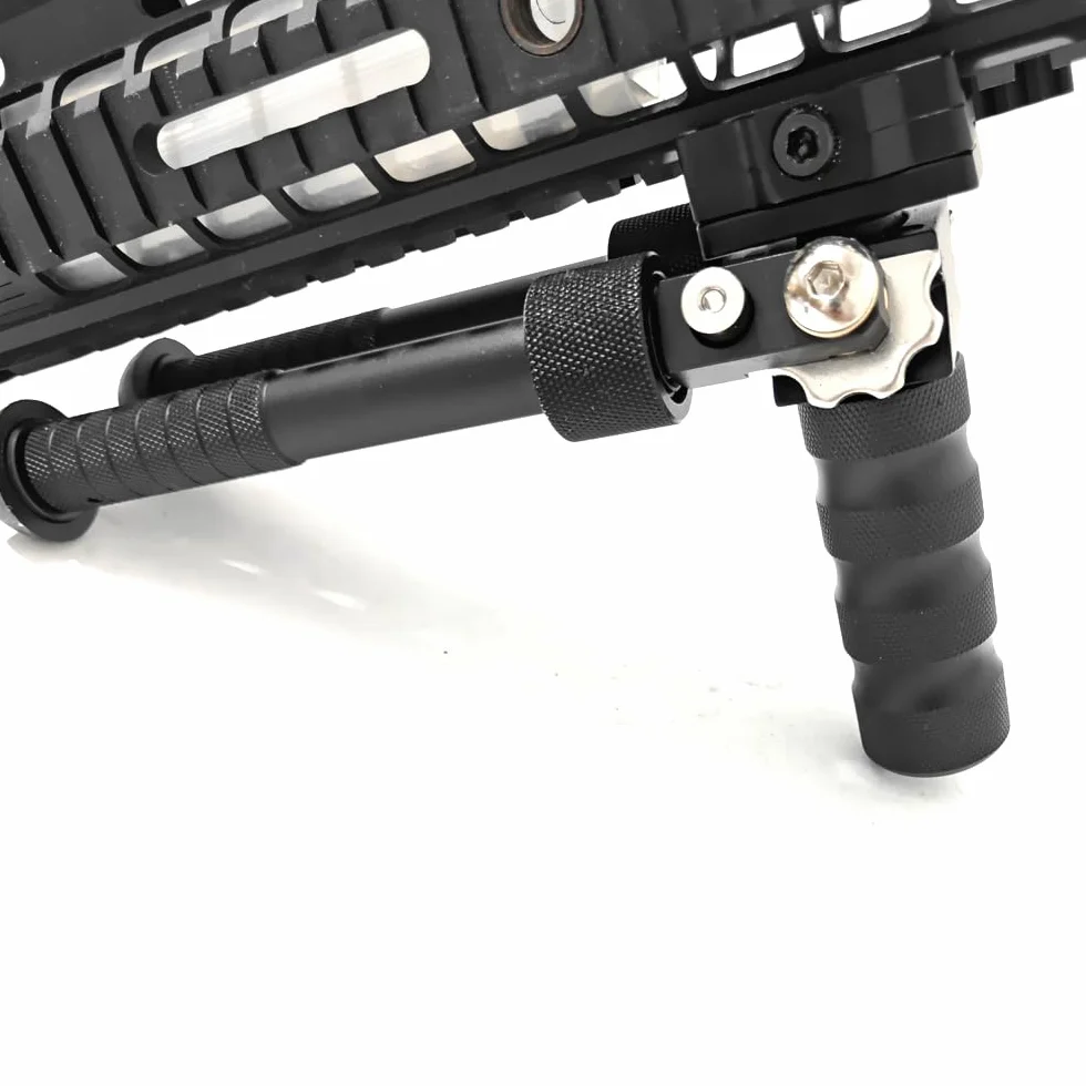 Aluminum Alloy Bipod 360 Degree Rotation Picatinny 20mm Rail Mount