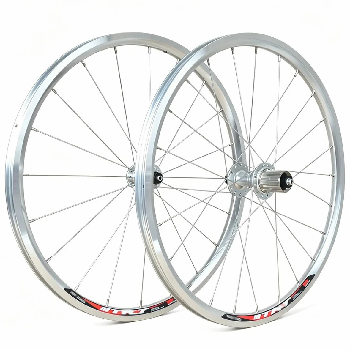 Ruedas BMX 20 Pulgadas 406/451 Juego Ruedas Bicicleta Plegable Freno V QR | Rueda Liberación Rápida 100/130mm Llantas De Aleación De Aluminio 20/24H Para Cassette 8-11s