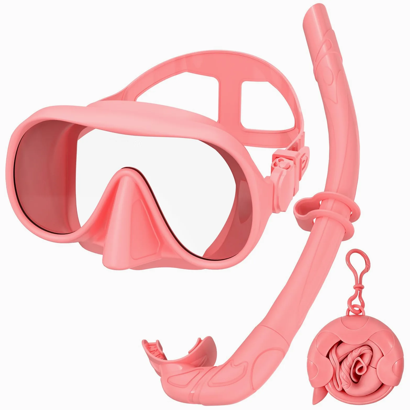 Equipo de esnórquel para adultos, juego de esnórquel, máscara de buceo con parte superior seca, gafas de natación para adultos, juego de buceo