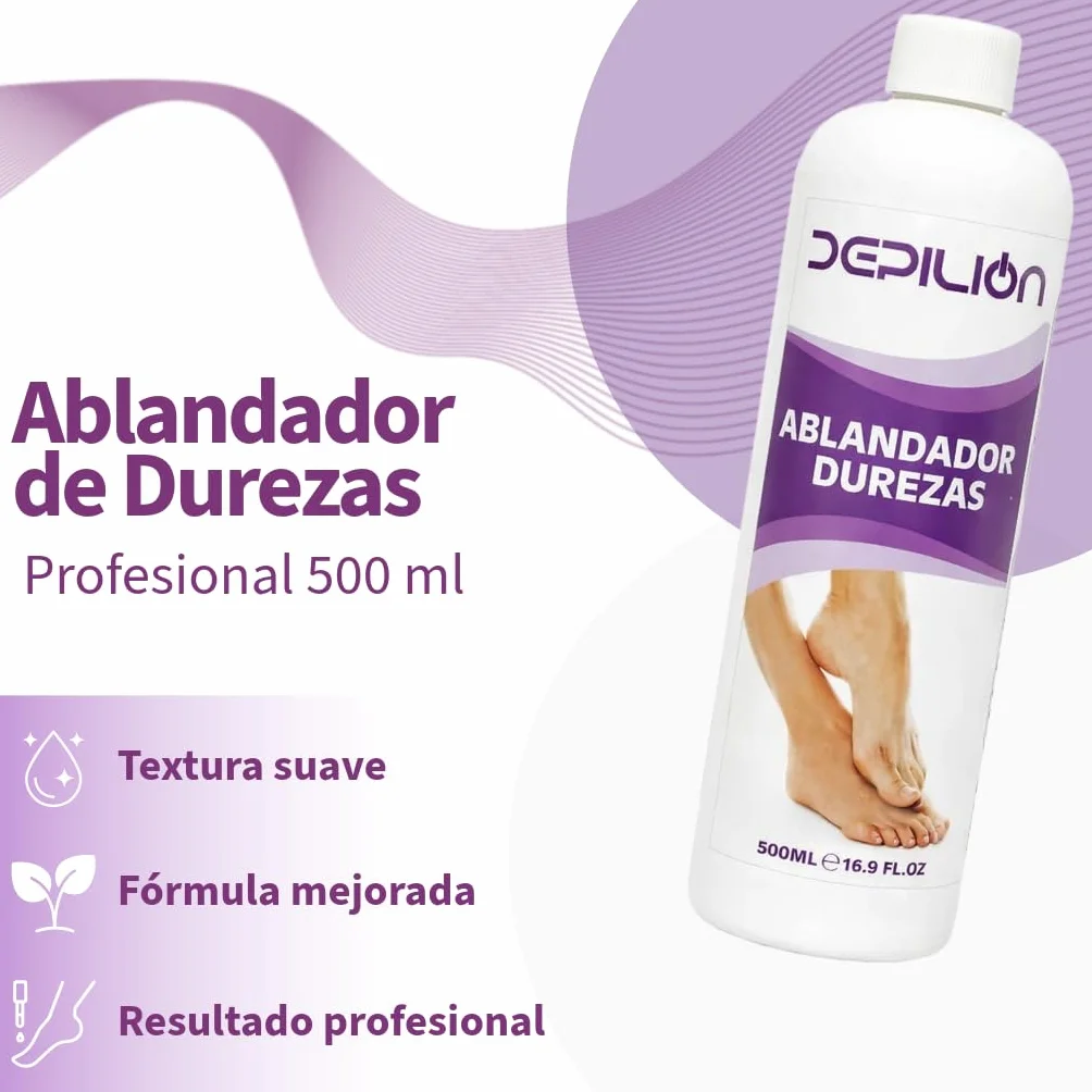 Ablandador de Durezas y Callos Profesional 500ml Eliminador de Callos en Pies Tratamiento Pedicura