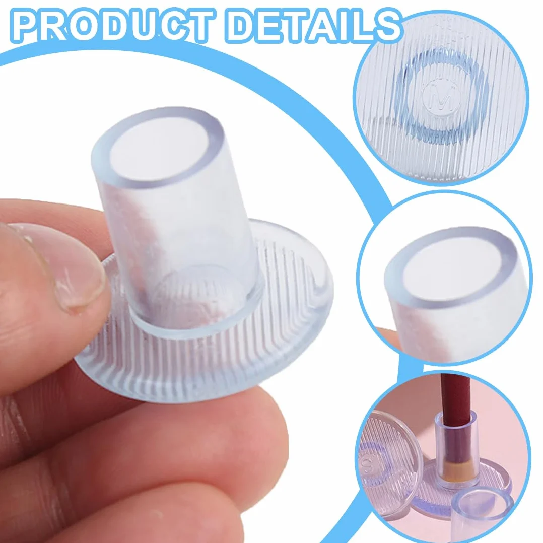 Cubre Tacones Boda Transparentes 8 Pares Protectores Tacones Alto Mujer 7 mm 9 mm 11 mm 13 mm