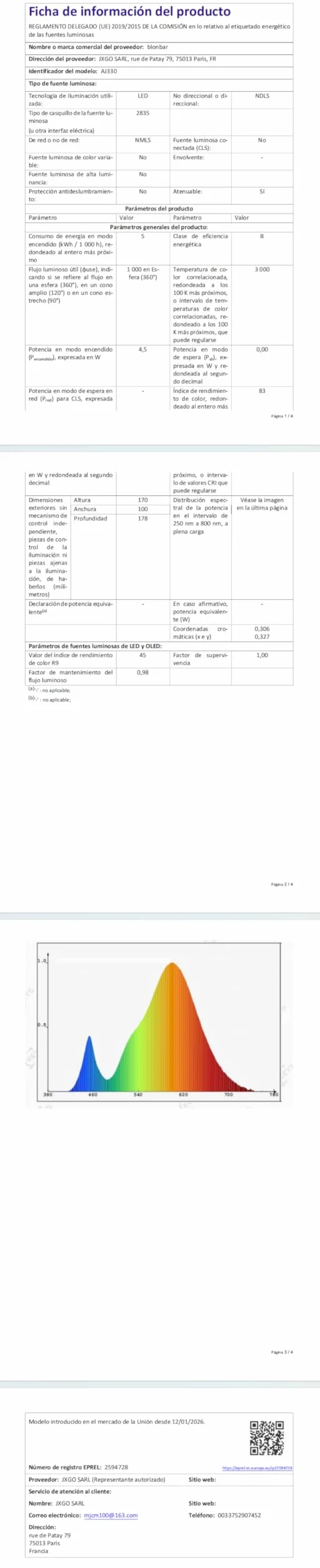 Blonbar Despertador con Luz Simulación Amanecer Lámpara Cabecera 10 Sonidos Naturales Blancos RGB