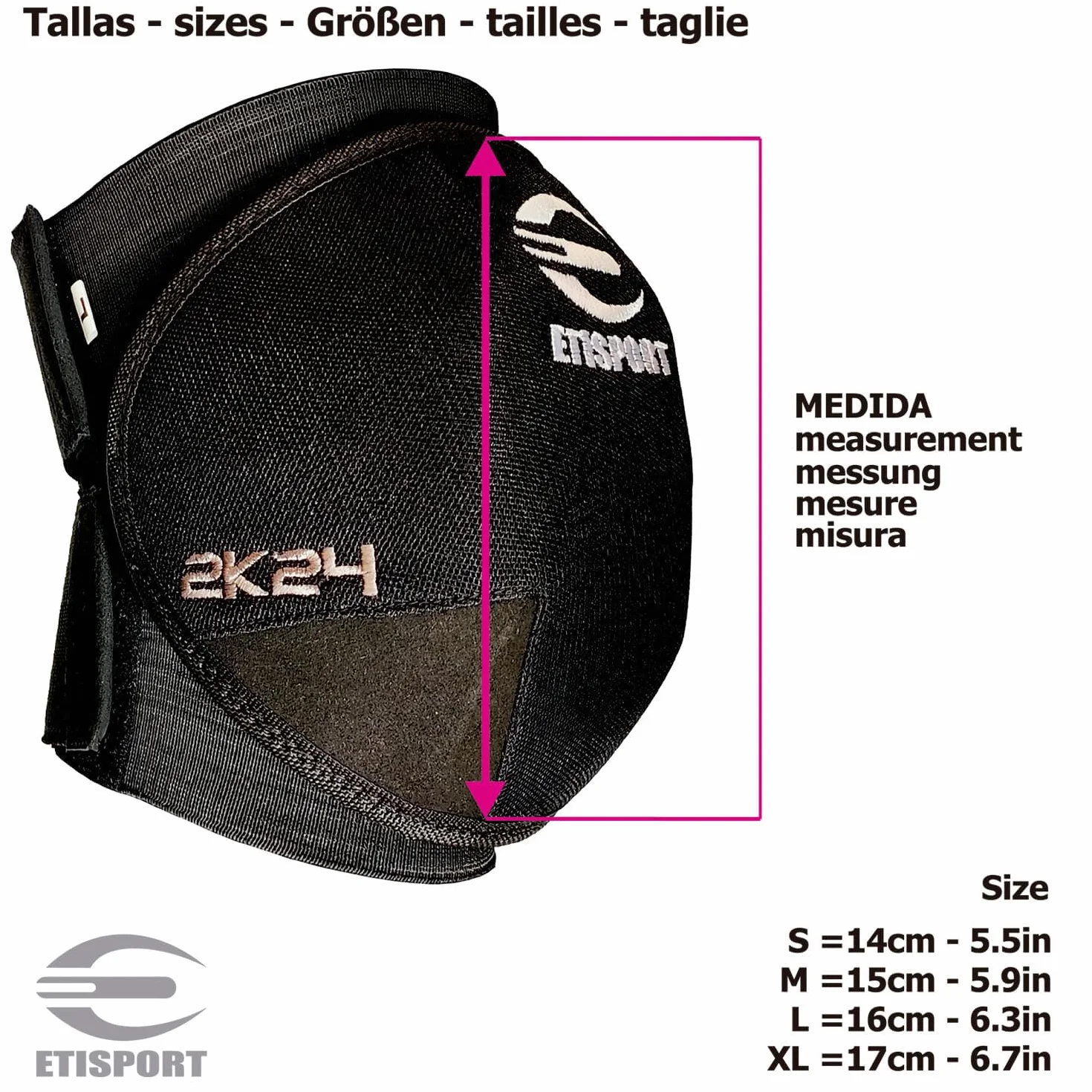 Rodilleras y Guantes de Hockey Patines Profesional 2K24. Extra protección y confort, sujeción ajustable, rigidez justa.