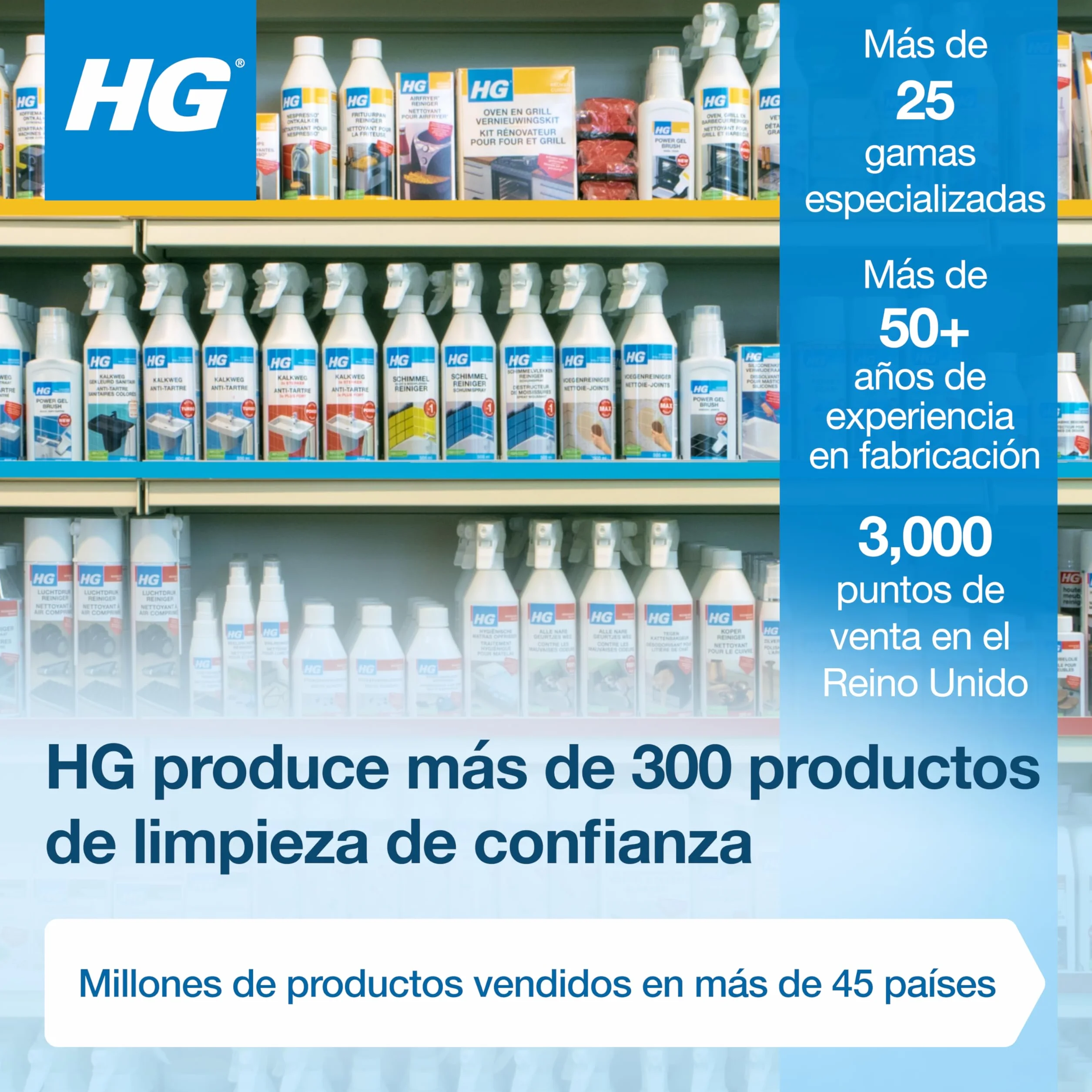 HG Eliminador de Manchas de Humedad Limpiador de Juntas Negras 500 ml