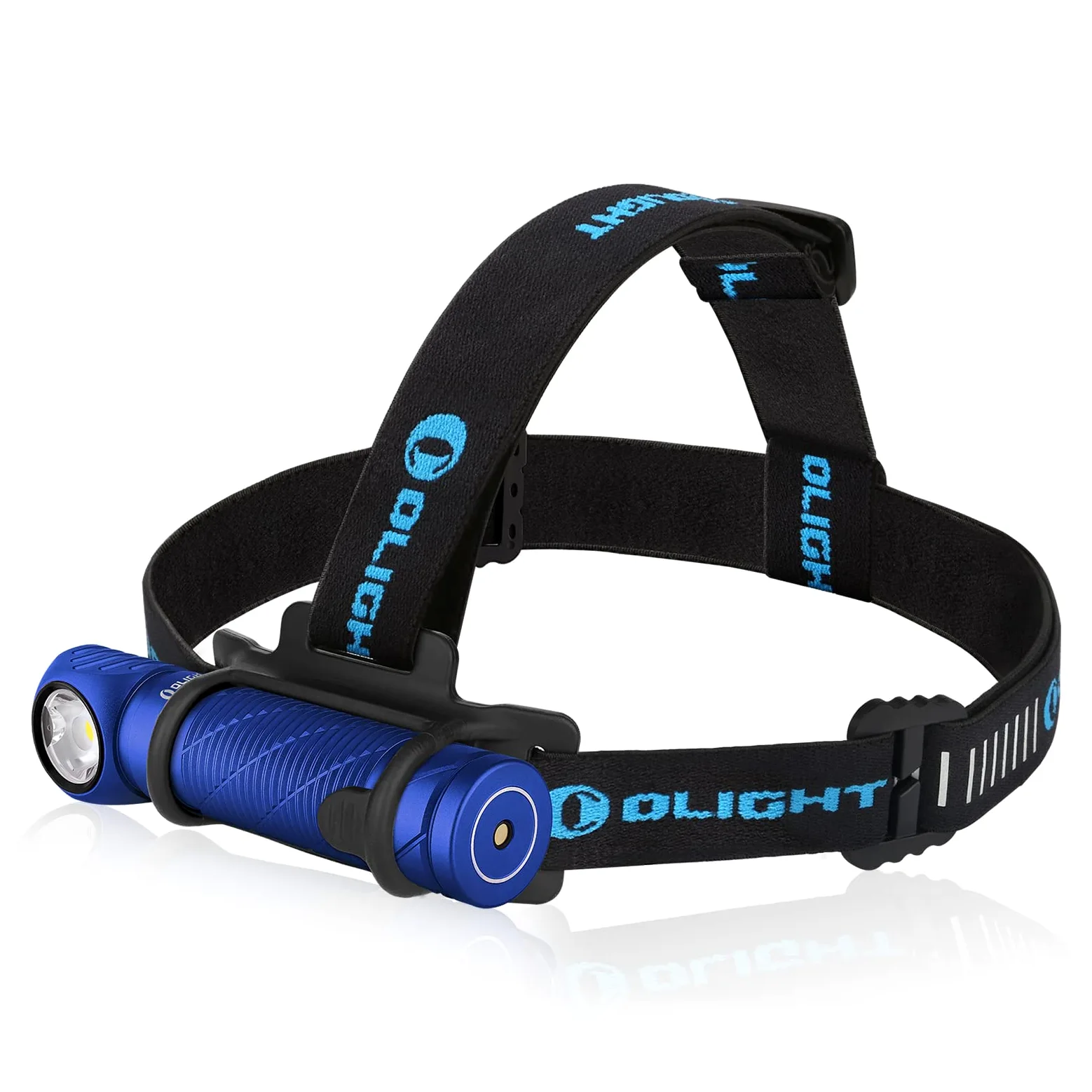 OLIGHT Perun 2 Linterna Frontal Recargable 2500 Lumen 12 Días Máx 166 Metro | Cabeza Frontal LED Alta Potencia 5 Luz Modos Blanco y Rojo Regulable, 150 Metros, Impermeable IPX8, Trabajo, Camping, Azul