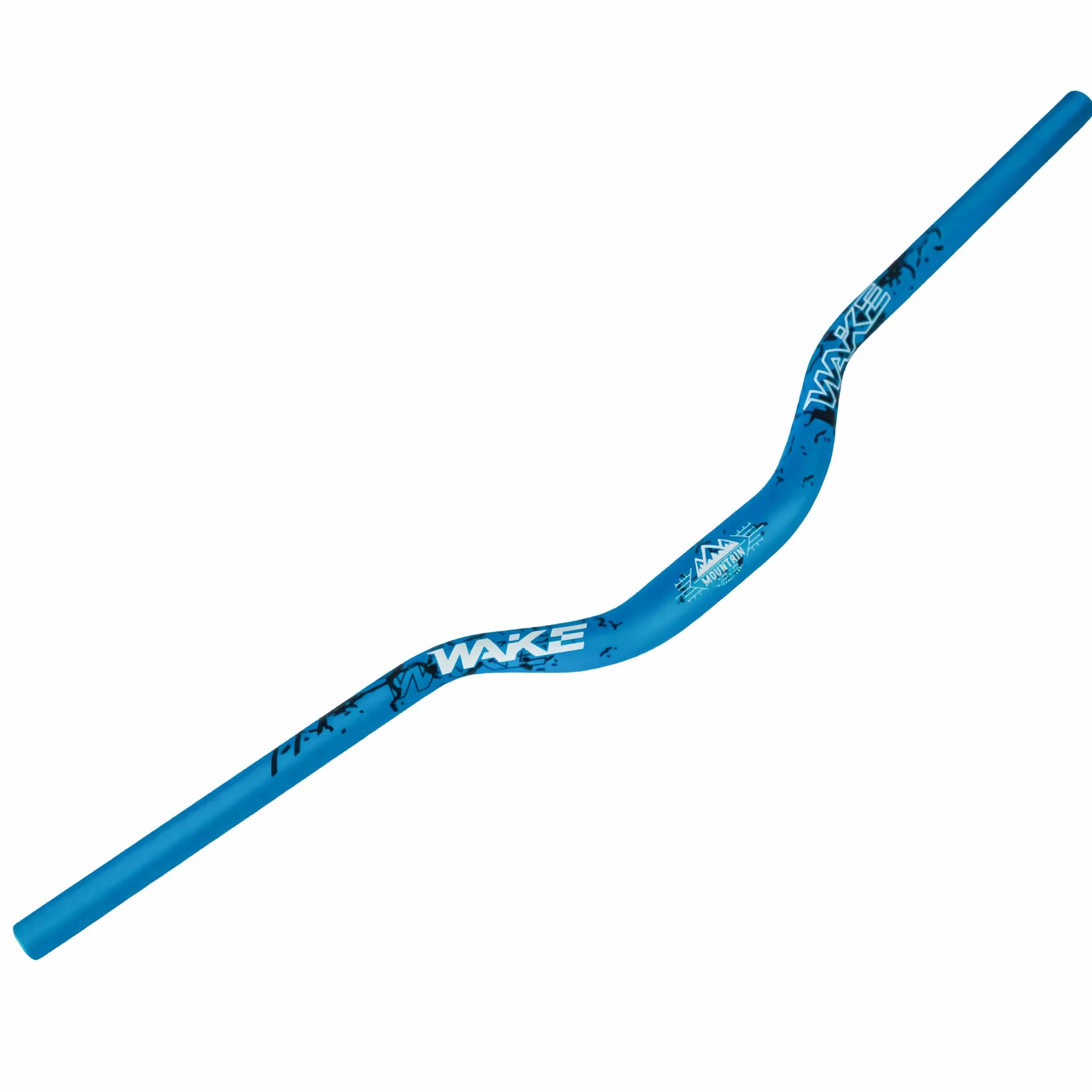TRKIMAL φ31,8 mm Manillar para bicicleta de montaña MTB de carretera, bicicleta extralarga de 720 mm, barra elevadora de 55 mm para ciclismo de descenso, carreras, MTB fuera de carretera, BMX (azul)