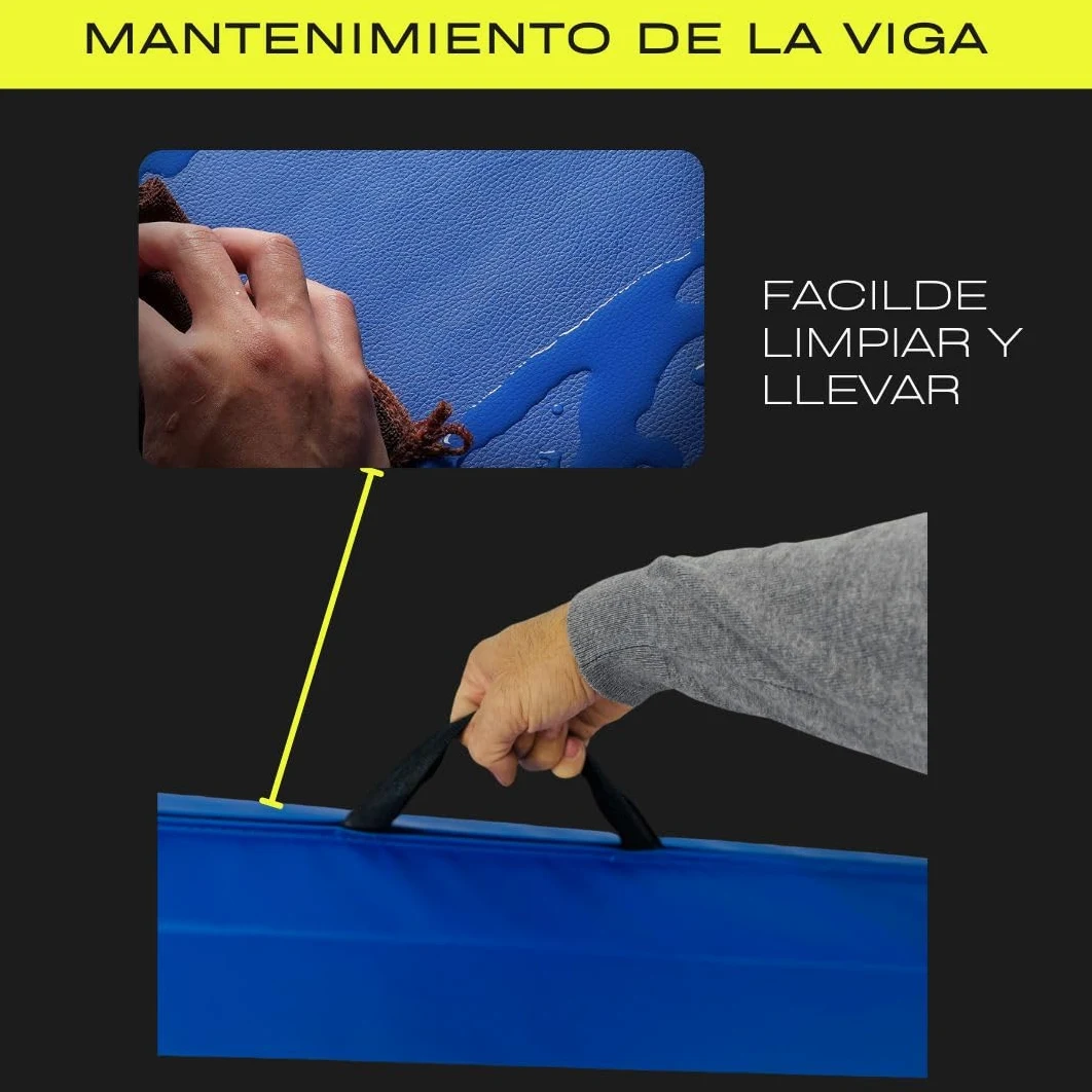 Viga de Equilibrio para Niños 240cm | Gimnasia Artística, Juego Exterior | Plegable, Antideslizante | Psicomotricidad Infantil, Tabla de Equilibrio para Niños