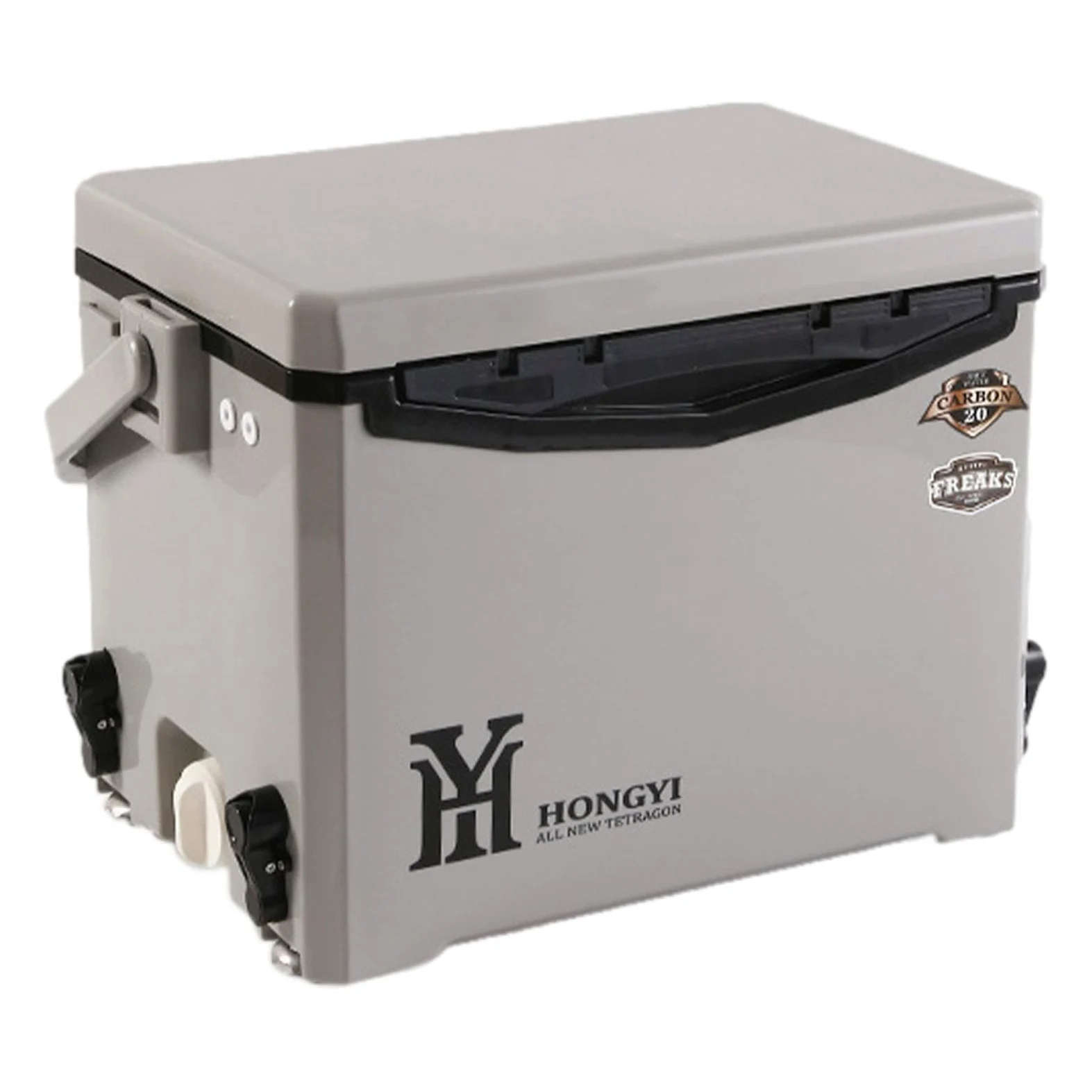 Maciun - Caja de hielo aislada, refrigerador portátil ultraligero | refrigerador duro para viajes, bebidas, barcos, pesca, bebidas, barbacoa, picnic