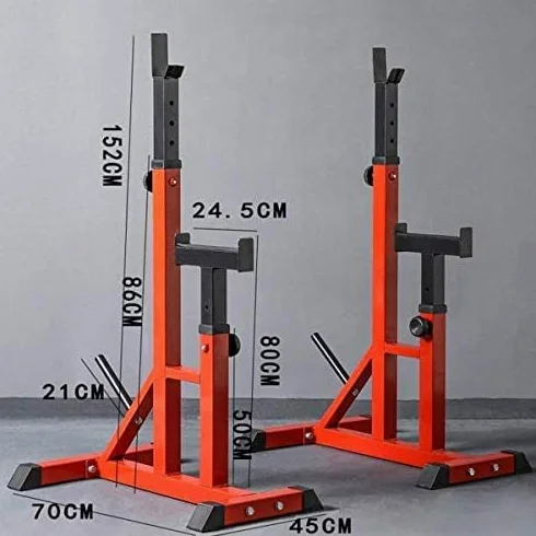 Soporte multifunción ajustable para sentadillas para gimnasio en casa, entrenamiento de fuerza y entrenamientos de cuerpo completo, diseño que ahorra espacio