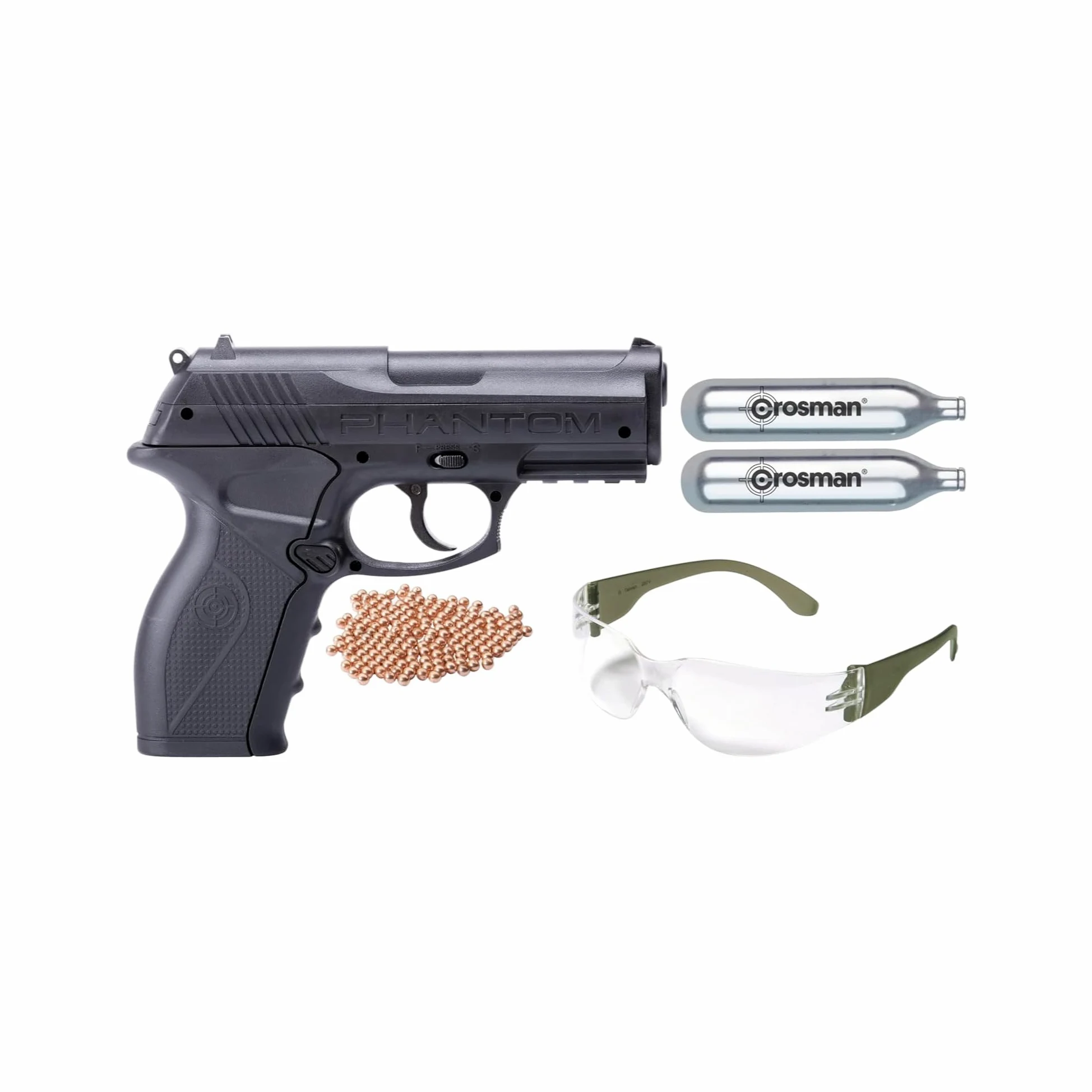 Crosman P10 Kit CO2 Pistola de Aire Comprimido Calibre 4,5mm