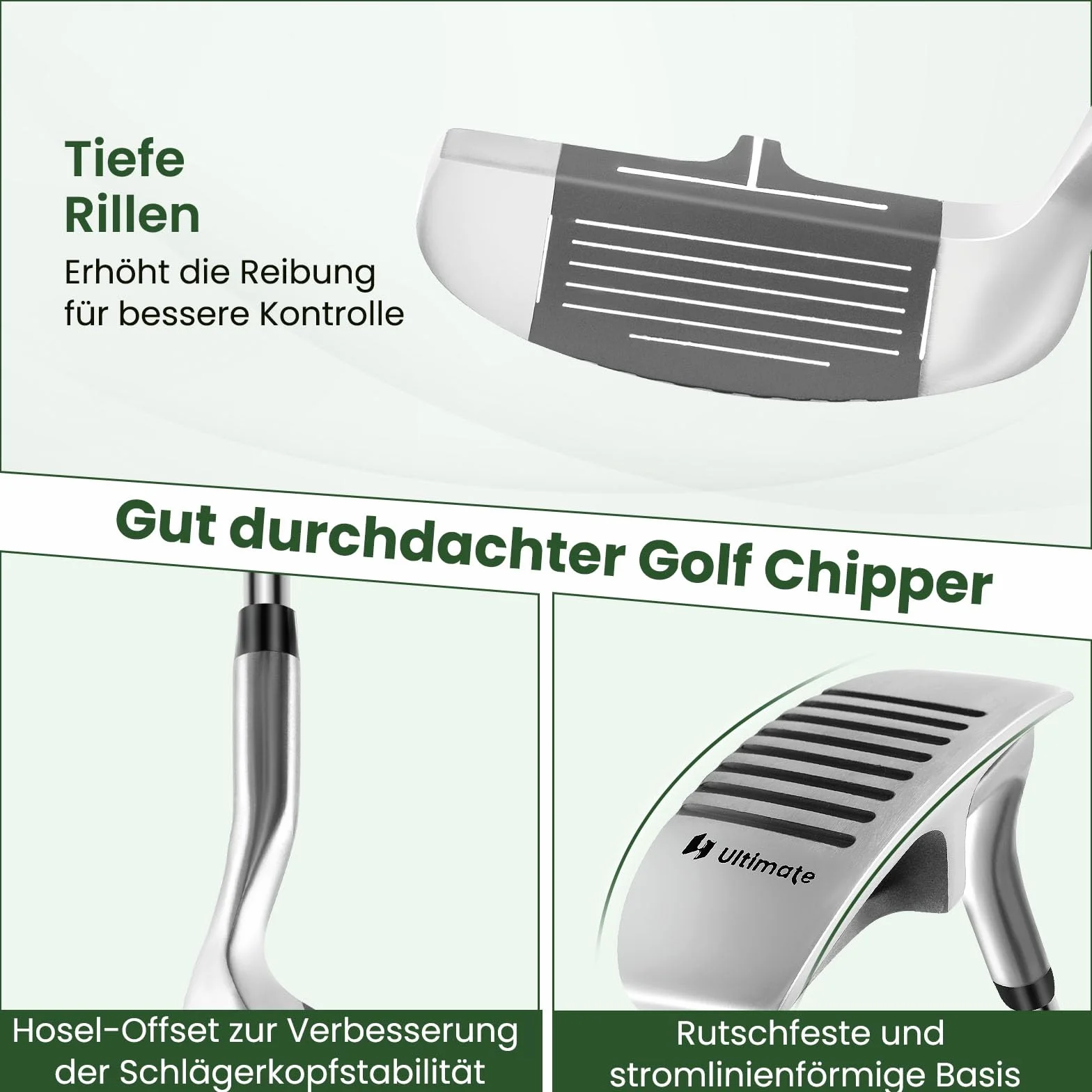 GOPLUS Golf Club Chipper, Cuña de Lanzamiento y Astillado para Diestros de 36 Grados para Hombres y Mujeres, Palo de Golf Corta Golpes de su Juego Corto, 89 cm