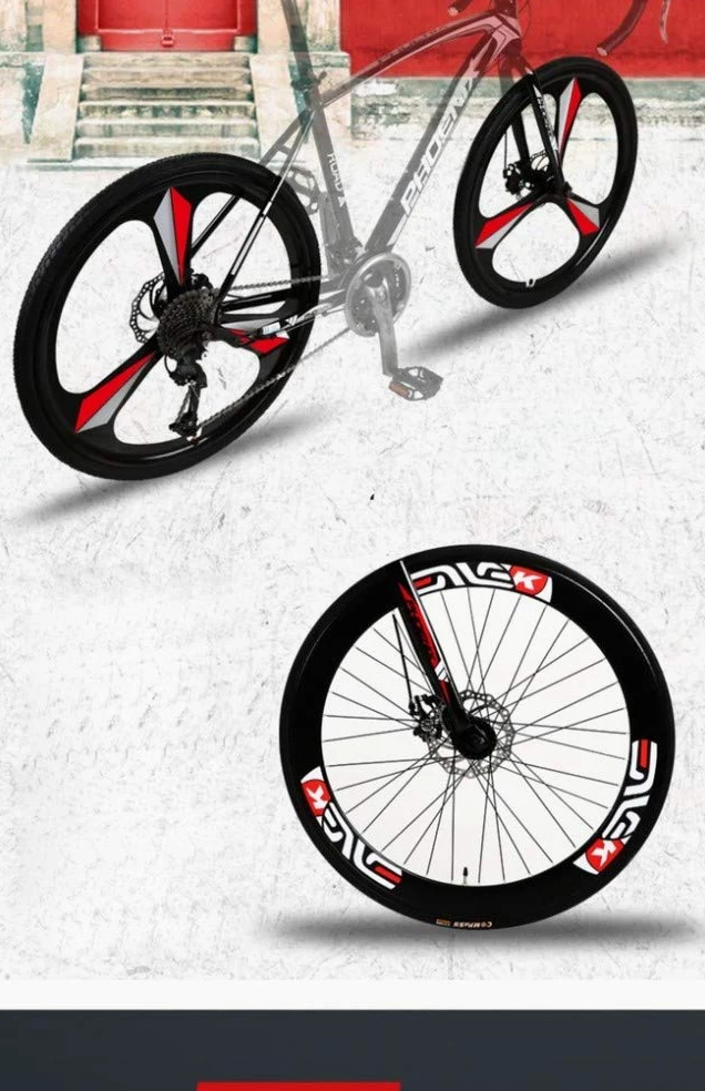 Bicicleta de Carretera 700C 21/27 Velocidades 26 Pulgadas Velocidad Variable Manillar Curvado Bicicleta Masculina Y Femenina Estudiante Coche Carreras de Carretera, B, Talla Única/D/Talla Única