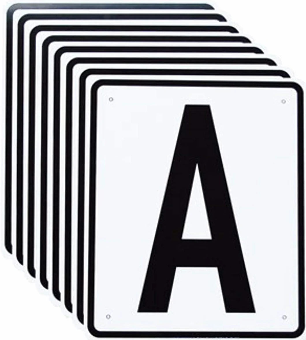 Horka Lote de 8 Placas con Letras de Doma