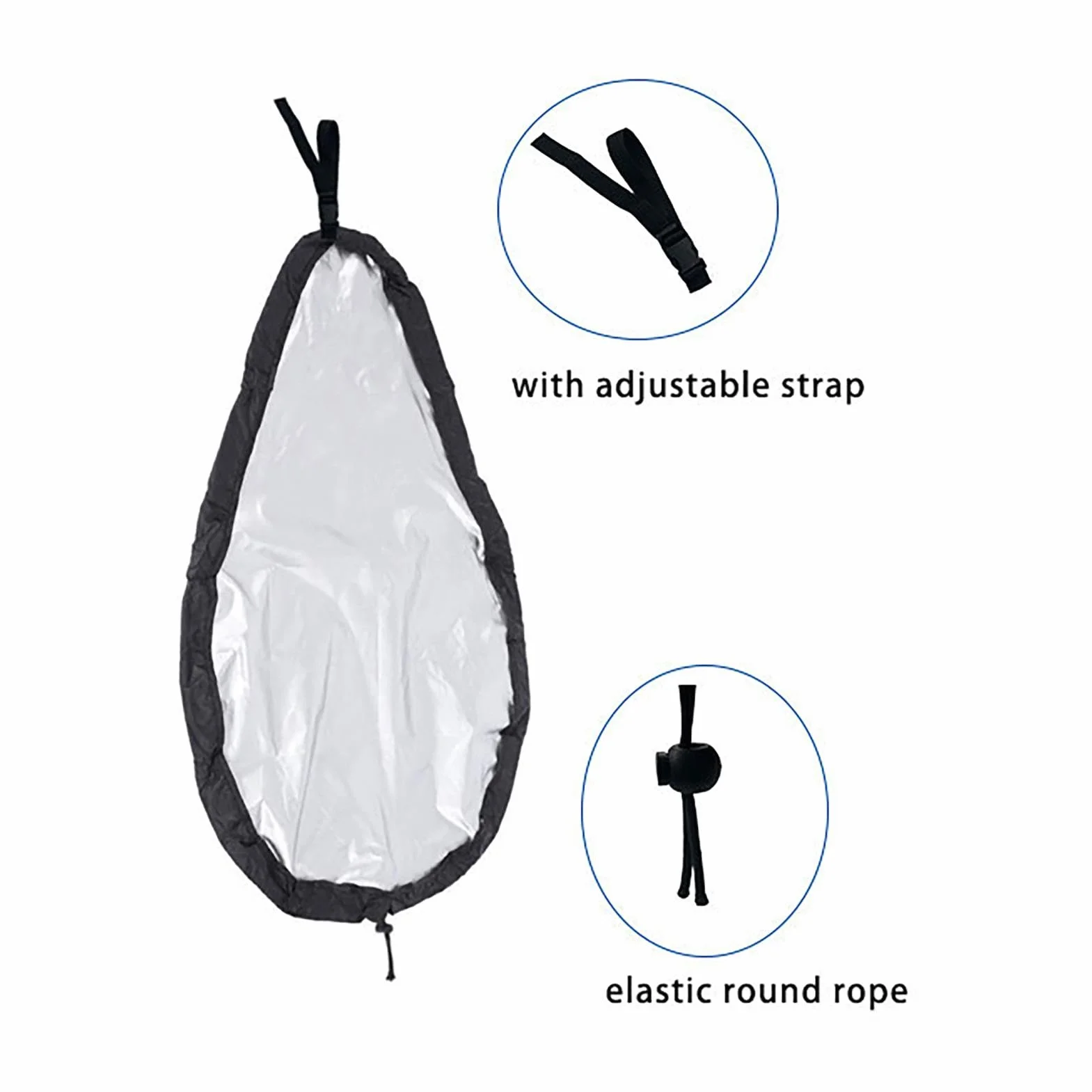 Cubierta impermeable para kayak, cubierta de escotilla de kayak, cubierta de escotilla de transporte para kayak, junta de cabina de kayak, almacenamiento de kayak al aire libre, tela impermeable a