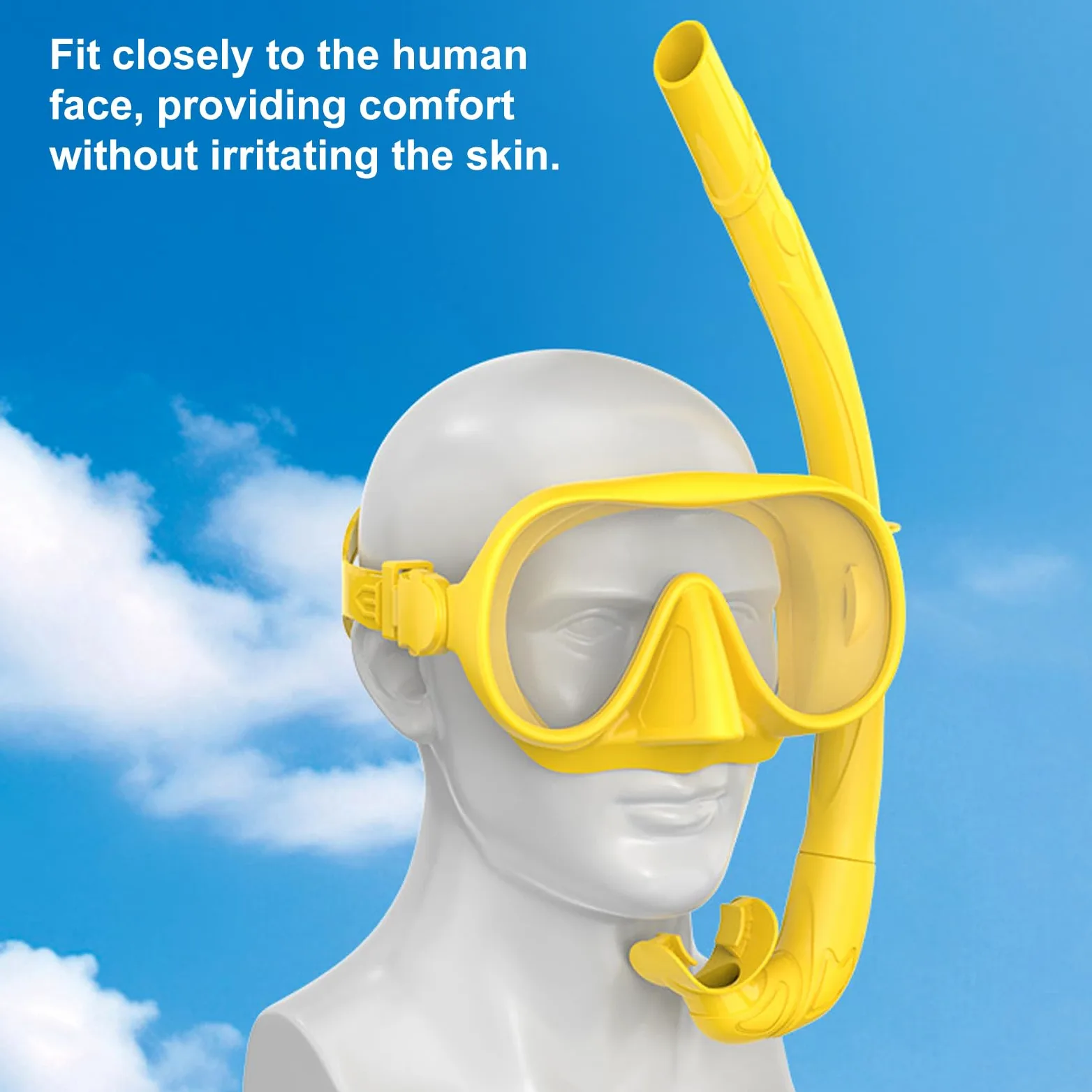 Gafas de buceo, gafas de natación, gafas de buceo, antifugas, 180 grados, panorámicas, vistas amplias, esnórquel bajo el agua para adultos