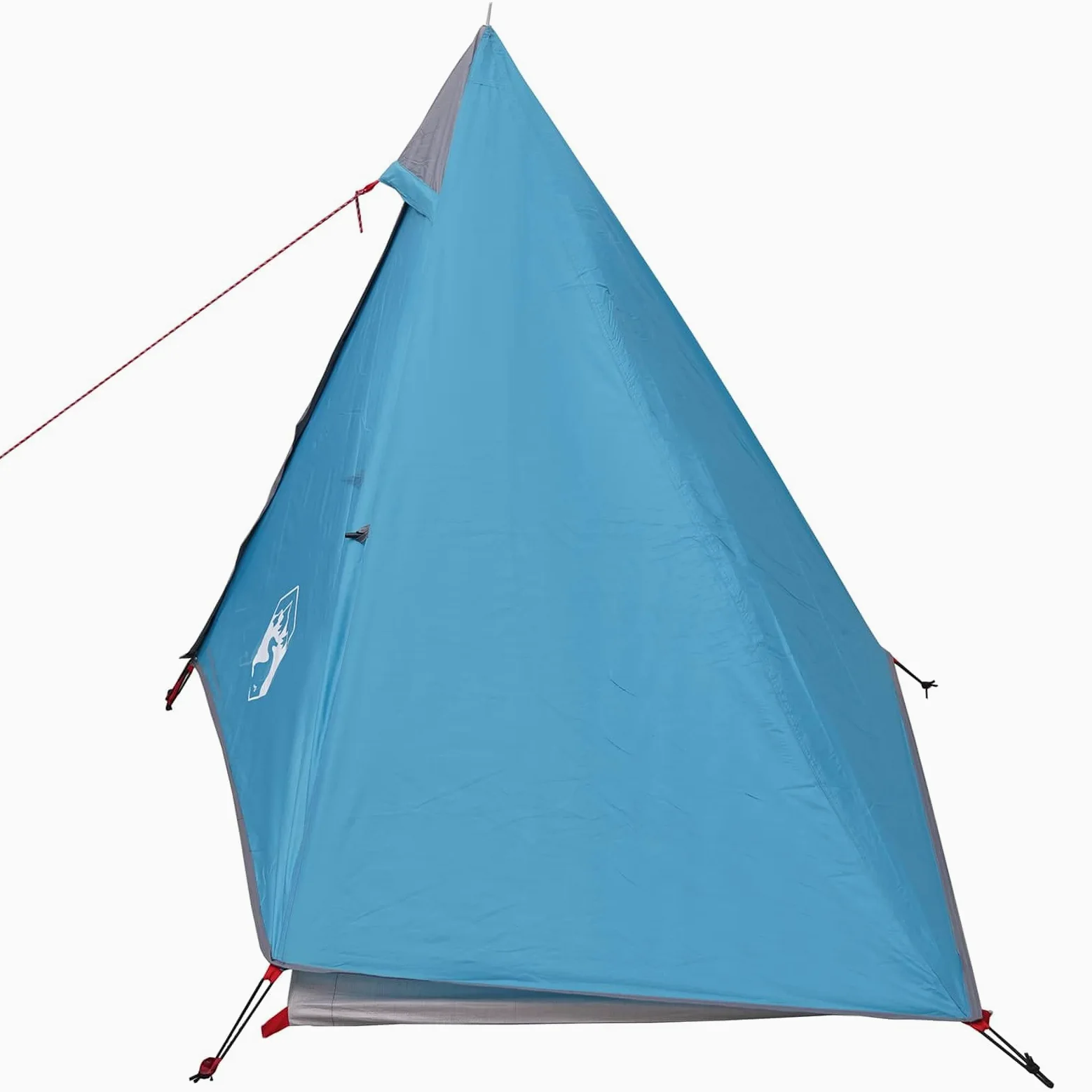 Tienda de trekking azul 222 x 85 x 125 cm de poliéster 185T con revestimiento de poliuretano, tienda de campaña ligera, impermeable y resistente al viento, con mosquitera, ideal para exteriores