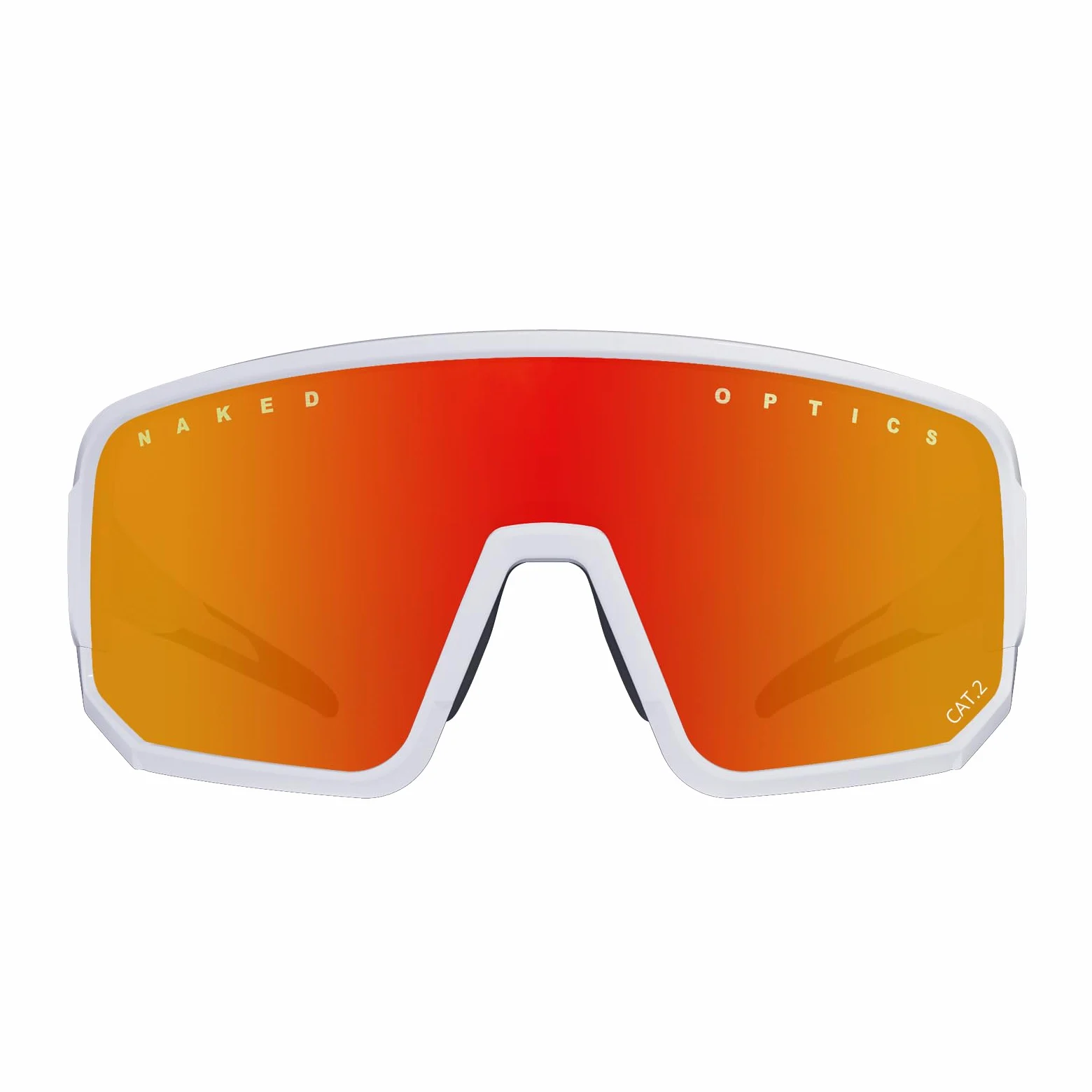 NAKED Optics Gafas Running Mujer & Hombre VOLT – Gafas Sol Deportivas con montura robusta TR-90 – Anteojos antideslizante con protección UV 400 y lentes intercambiables