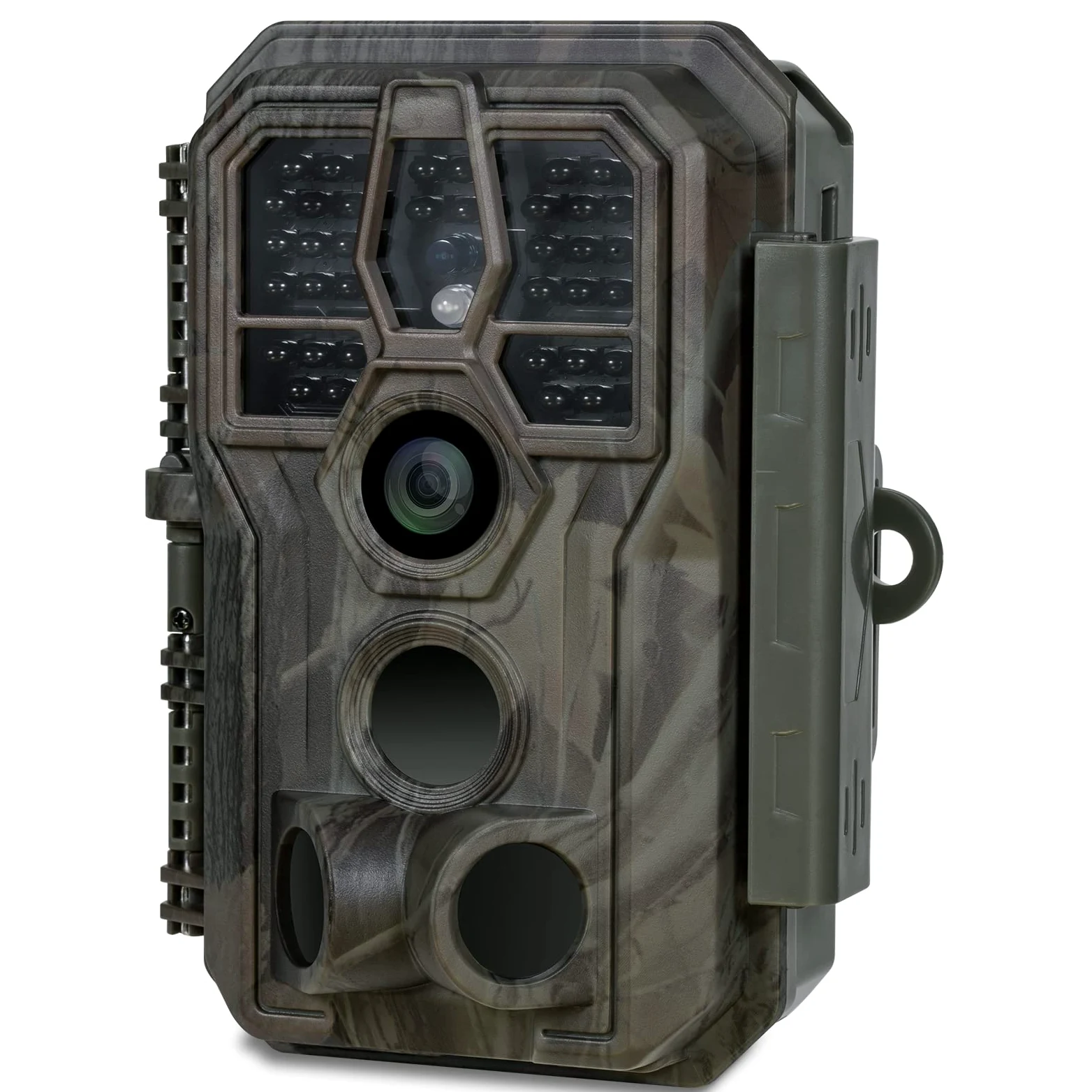 GardePro E5S Câmaras de Caça 64MP 1296P H.264 Vidéo, Camara Fototrampeo con Alcance de Visión Nocturna de 30m y 0,1s Tiempo de Activación, LED IR de 940nm