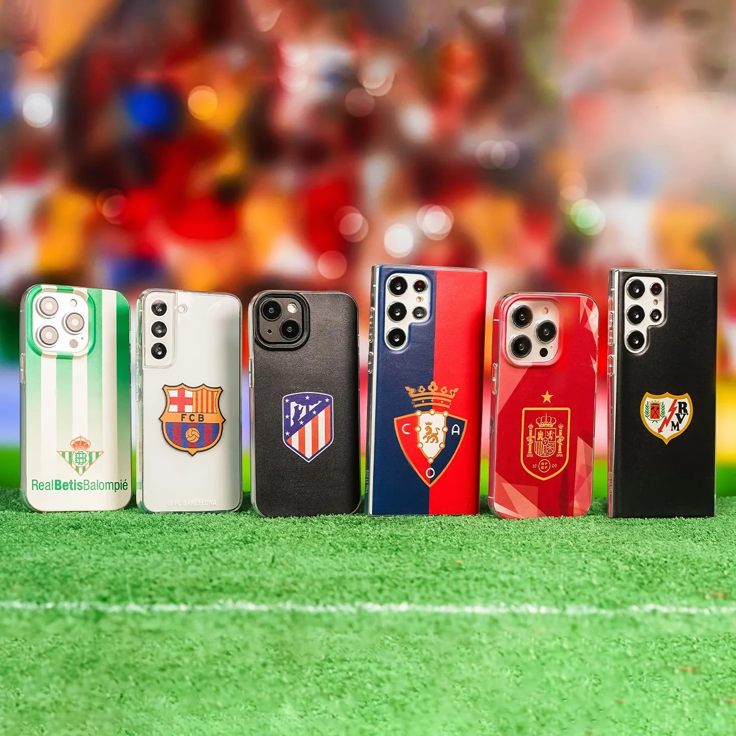 Funda para Samsung Galaxy A14 5G del Atlético de Madrid Escudo Rojiblanco tansparente para Proteger tu móvil. Carcasa de Silicona Flexible con Licencia Oficial Atlético de Madrid