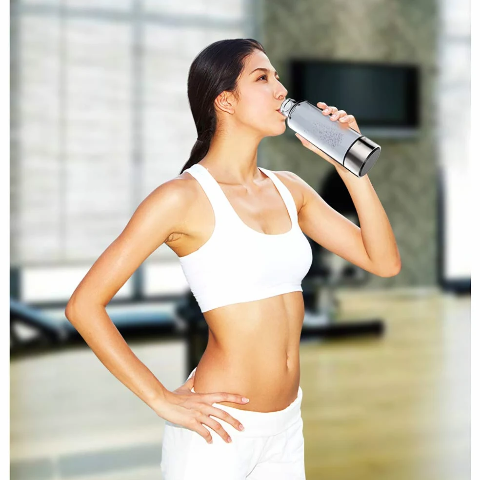 Botella Agua, máquina para fabricar Botellas Agua alcalina con hidrógeno, generador Agua con hidrógeno e ionizador con tecnología SPE y PEM, Membrana importada Que Produce un Contenido hidrógeno ha