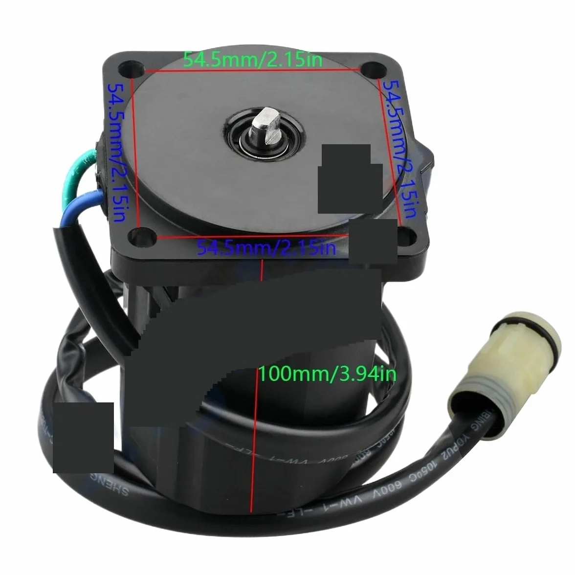 Motor de ajuste inclinación 36120-ZW4 para motor fueraborda Honda 4T BF40 BF50 BF60 12V; 36120-ZW4-H12 para ARCO 6237;36120-ZW2-F12, 36120-ZZ3-003