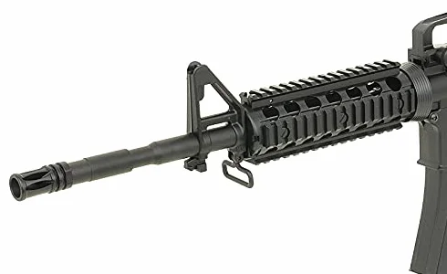 Fusil Rifle réplica Airsoft eléctrica CM.507 M4 Negra Cyma con batería, Cargador de batería y Cargador de Bolas hi-Cap