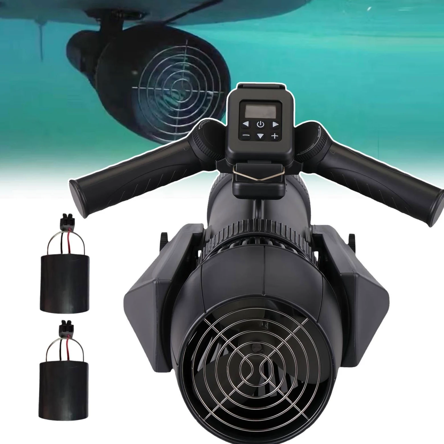 500W Scooter Submarino eléctrico (2025 Nuevo), Scooter Marino Que controla el Pulgar, Velocidad de la Hoja 1800-2700 RPM, para el Supple de Paleta, Piscina, Buceo y Snorkel, Scooter de Agua