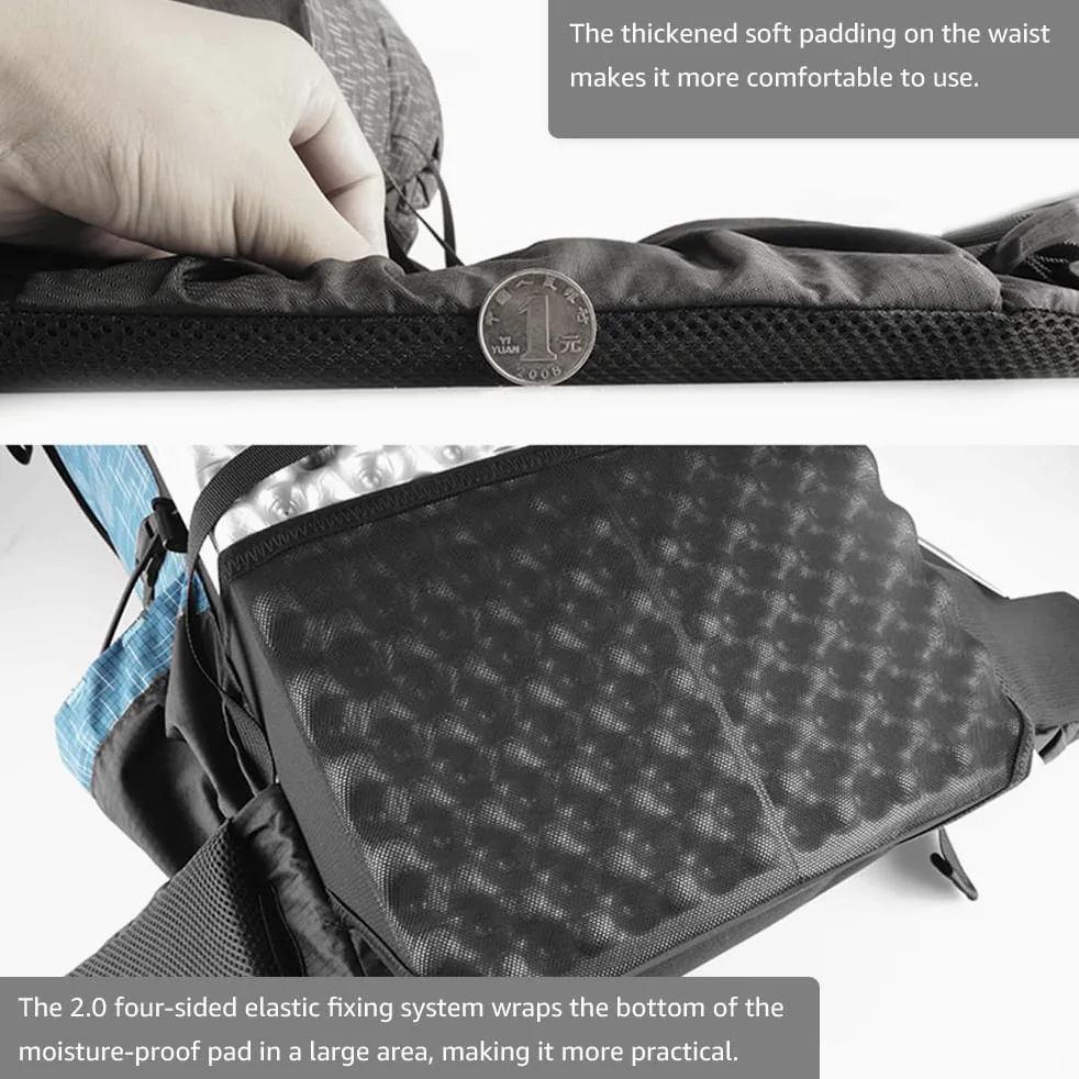 3FULGEAR - Mochila de senderismo para hombres y mujeres, 56L (40+16), ligera, para acampar al aire libre, mochila de senderismo