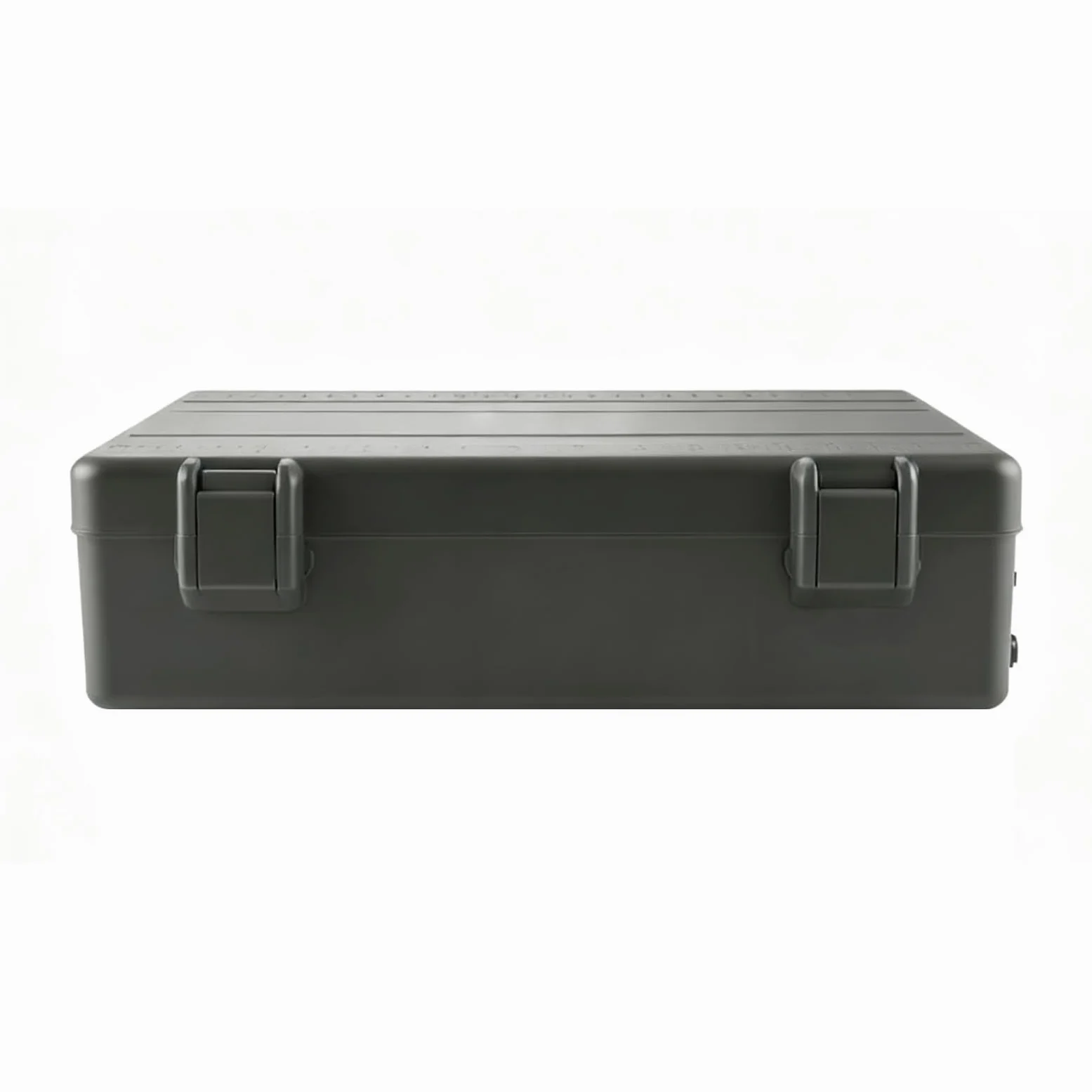 Organizador de Caja de Aparejos de Pesca Material de PC ABS de Primera Calidad Diseño de Rejilla Transparente Compartimentos extraíbles Regla de medición incorporada para