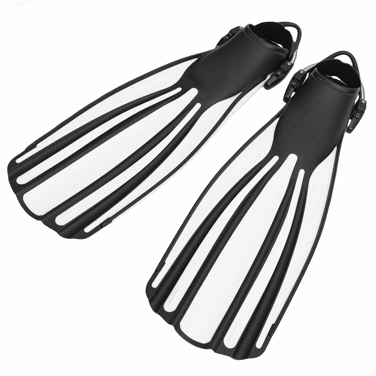 Generic Aletas de Snorkel Largas y Elegantes con Diseño sin Costuras para Mejorar la Velocidad, Aletas de Natación Multifuncionales para Buceo, Surf, Material TPR