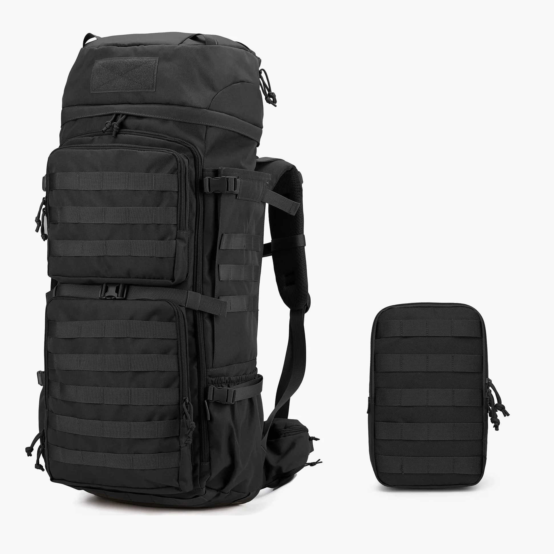 Mardingtop 65 + 10 L/65 L/75 L/70 L Mochila táctica de senderismo, mochila de senderismo YKK con cremallera de gran capacidad