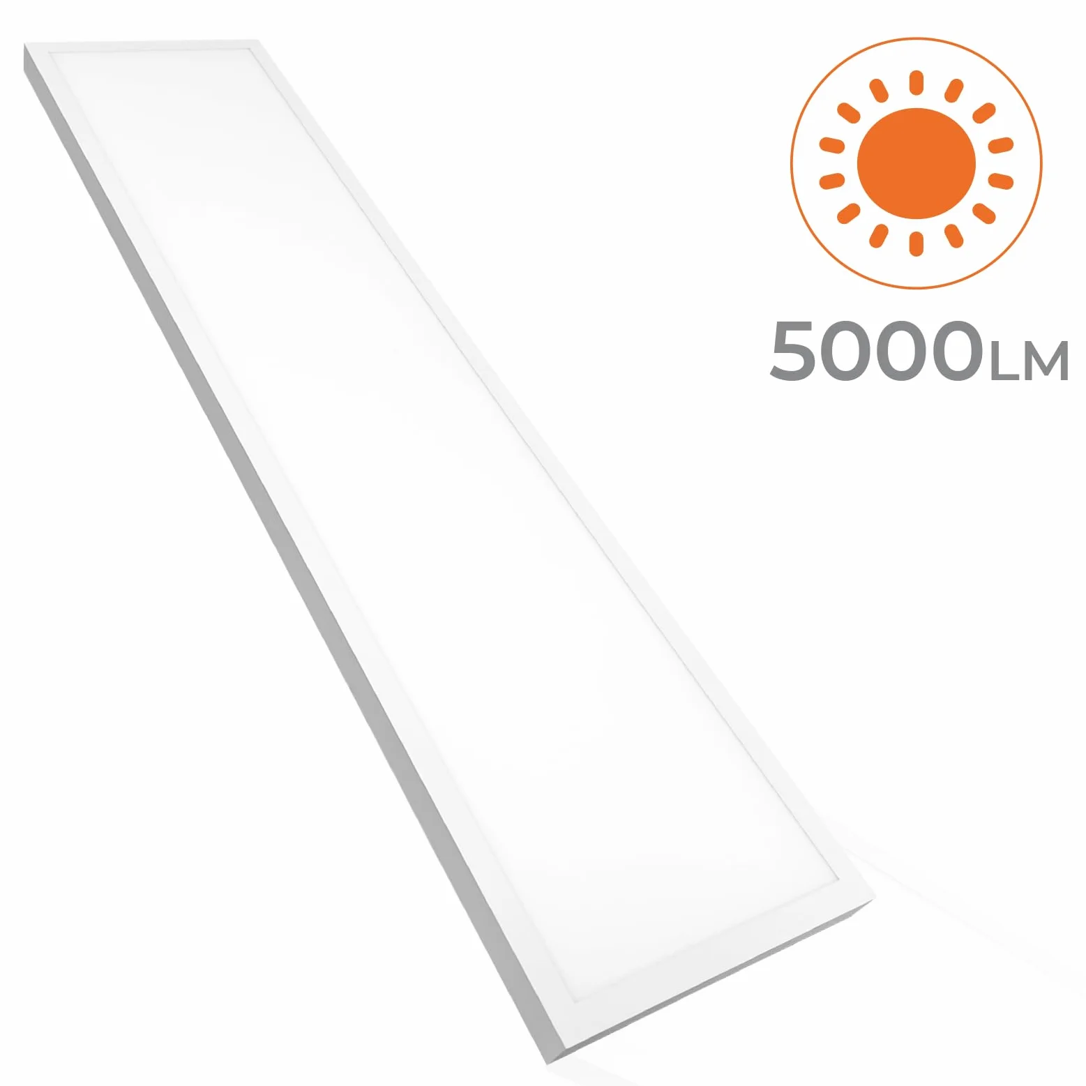 Plafon LED Panel Superficie 120x30cm 48W CCT 5000 Lumenes