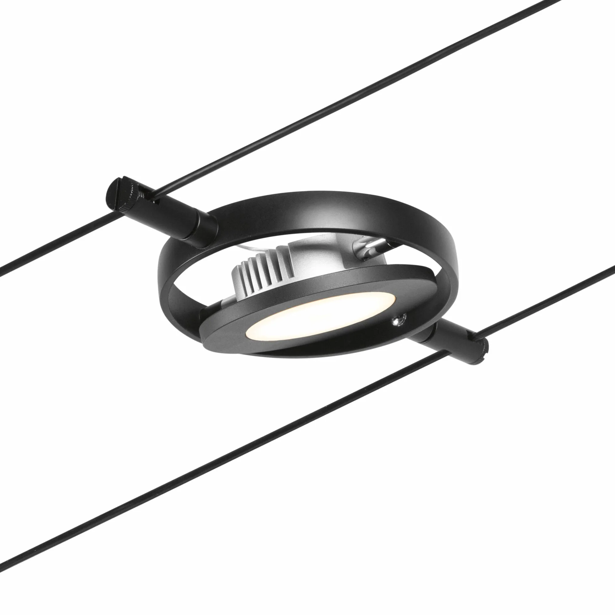 Paulmann CorDuo Juego de sistema de cable LED RoundMac DC Negro mate 3000 K