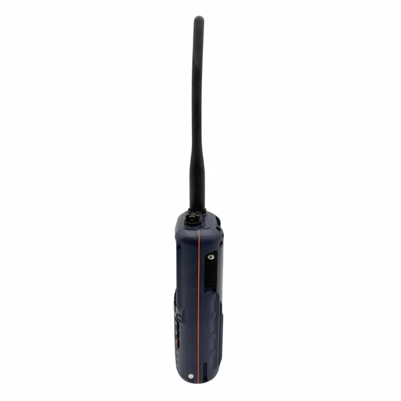 Standard Horizon HX891BT/E Radio marina VHF flotante, 6 W, navegación GPS, IPX8 impermeable, Bluetooth (azul marino)