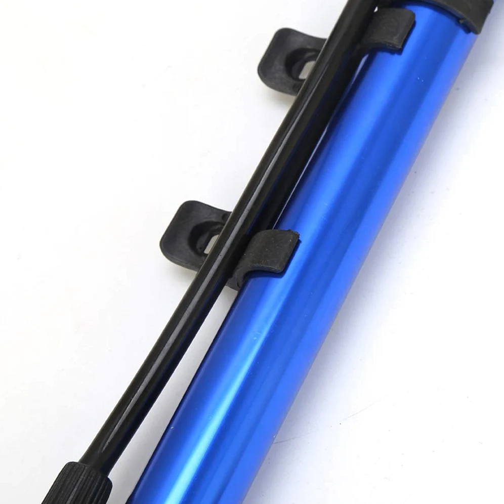 Mini bomba de aire portátil de aleación de aluminio para neumáticos de bicicleta, bomba de bicicleta con soporte de plástico, bomba de suelo de ciclismo para válvula Presta y válvula Schrader