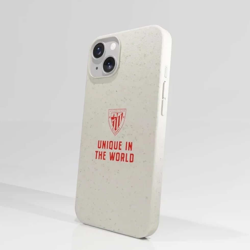 Funda Móvil para Apple iPhone 14 Pro Athletic Club – Diseño Unique Escudo – Diseño ergonómico – Protección Ligera y Resistente para móvil – Blanco