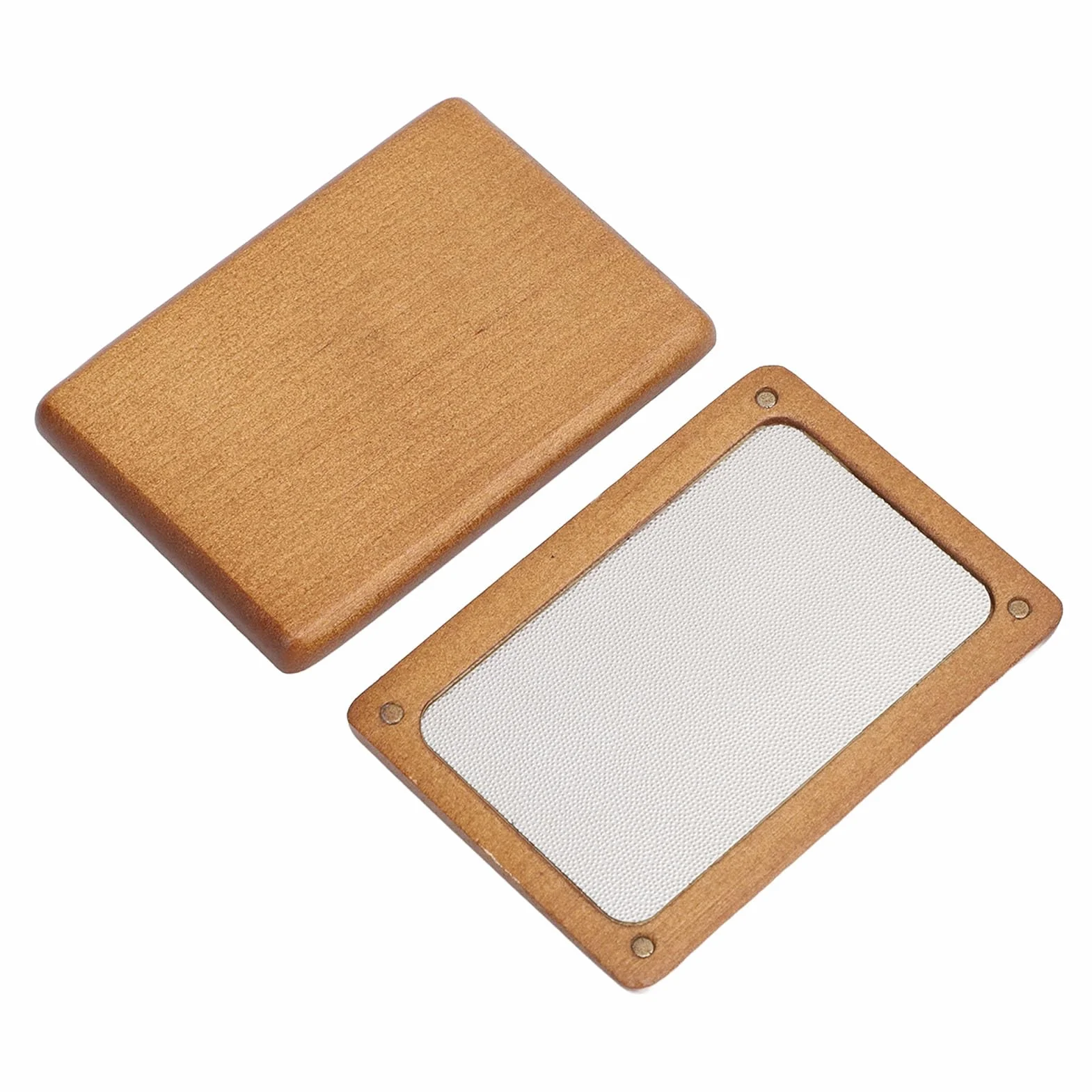 RiToEasysports Lijadora de Punta para Taco de Billar, Cuchillas de Lijado Profesionales de Acero Inoxidable con Carcasa de Madera para Accesorios de Taco de Billar y Equipo de Palo